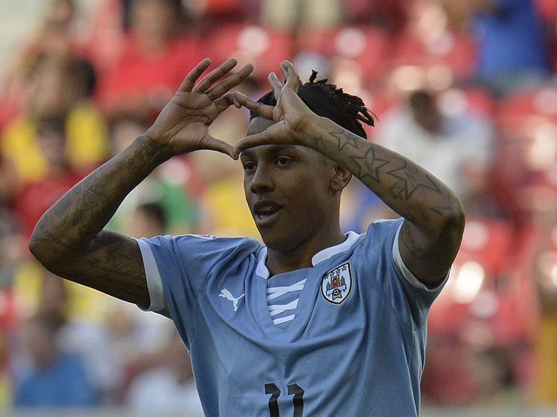 Abel Hernandez - Uruguay vs Tahiti (Copa Confederaciones)