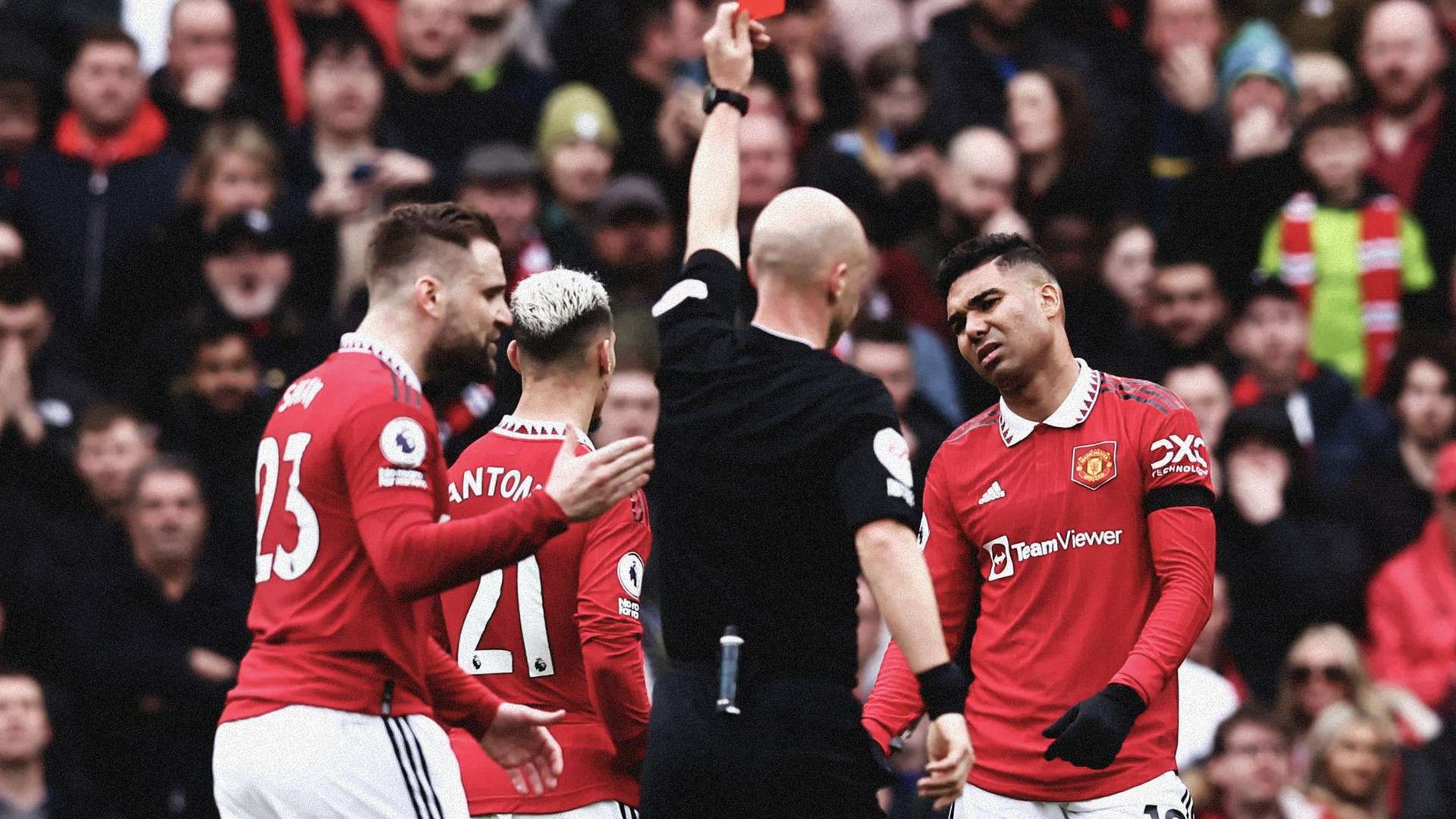 Casemiro Manchester United Red Card 2023 HIC 16:9