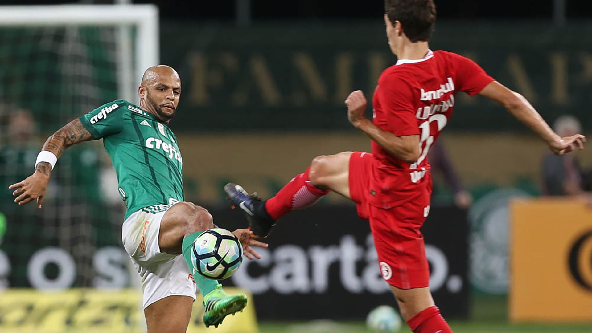 Felipe Melo Rodrigo Dourado Palmeiras Internacional Copa do Brasil 17052017