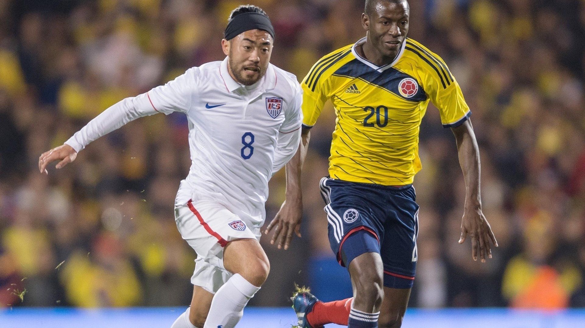 Lee Nguyen Adrian Ramos USA Colombia Friendly 11142014