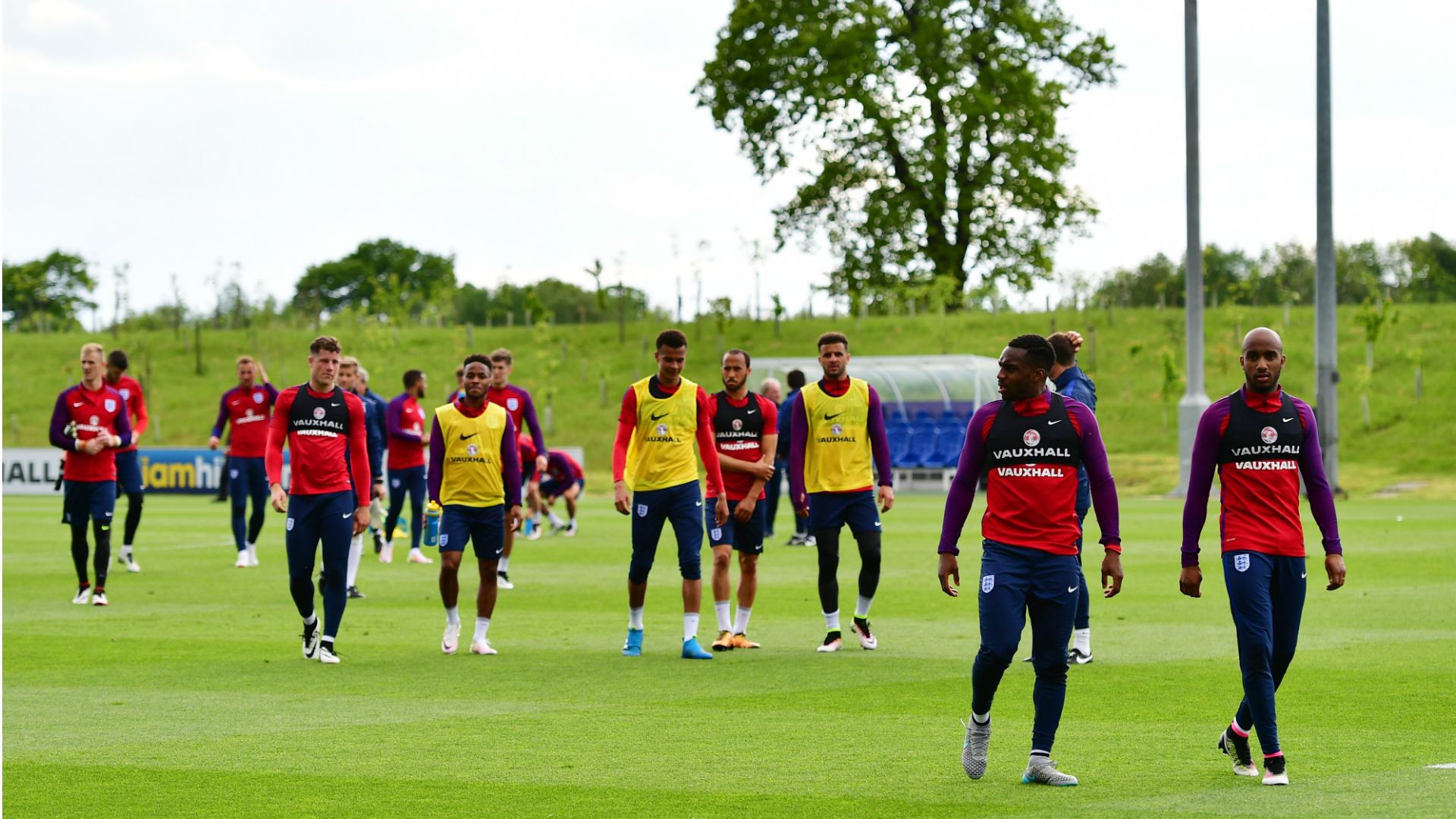 England training session