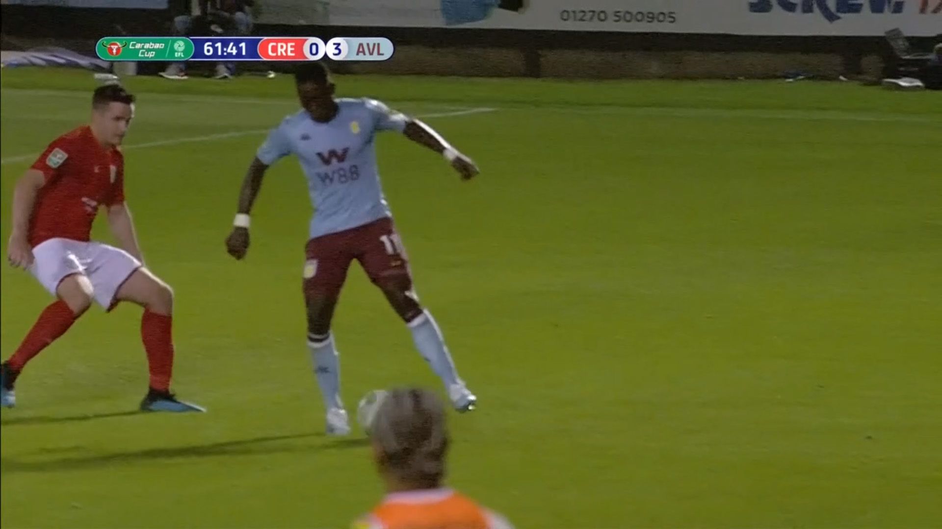 Marvelous Nakamba Aston Villa Crewe Alexandra
