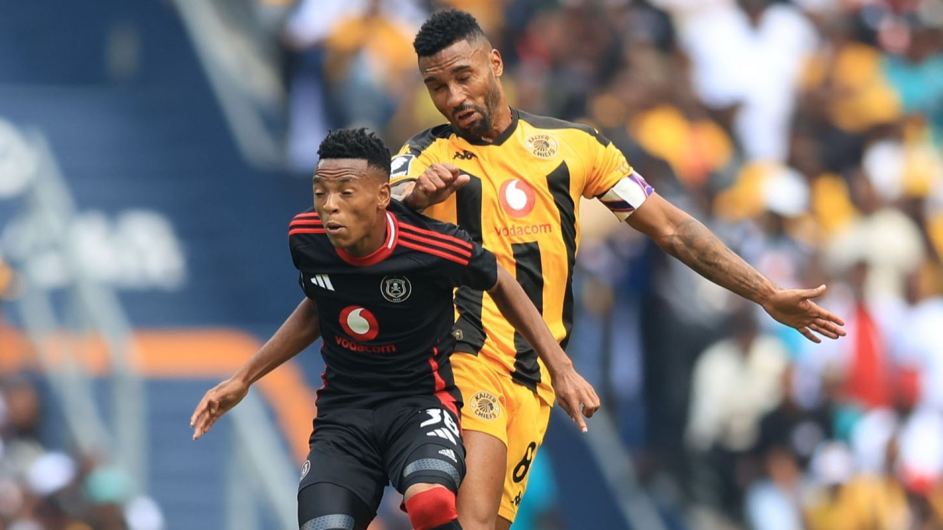 Inacio Miguel and Relebohile Mofokeng, Kaizer Chiefs vs Orlando Pirates