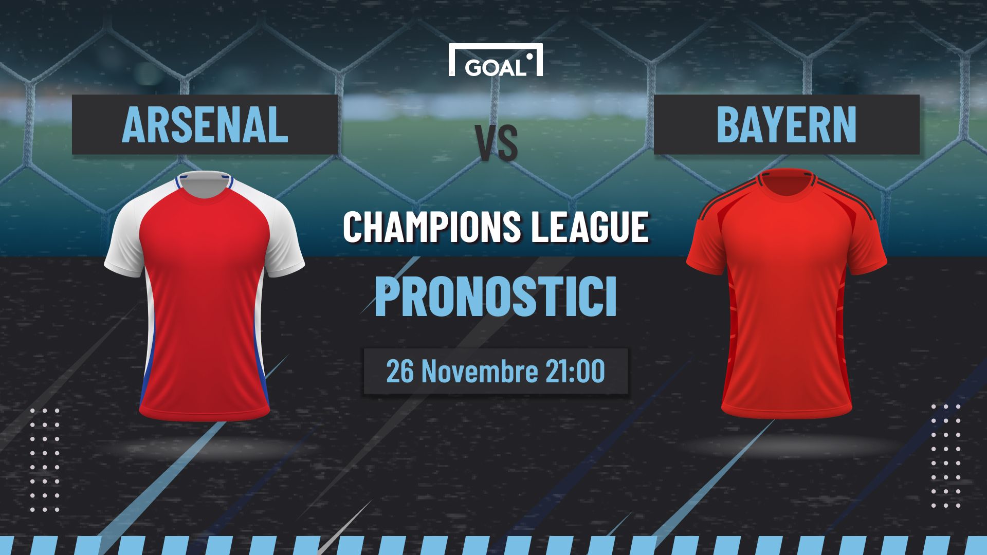 Pronostici Arsenal - Bayern Monaco
