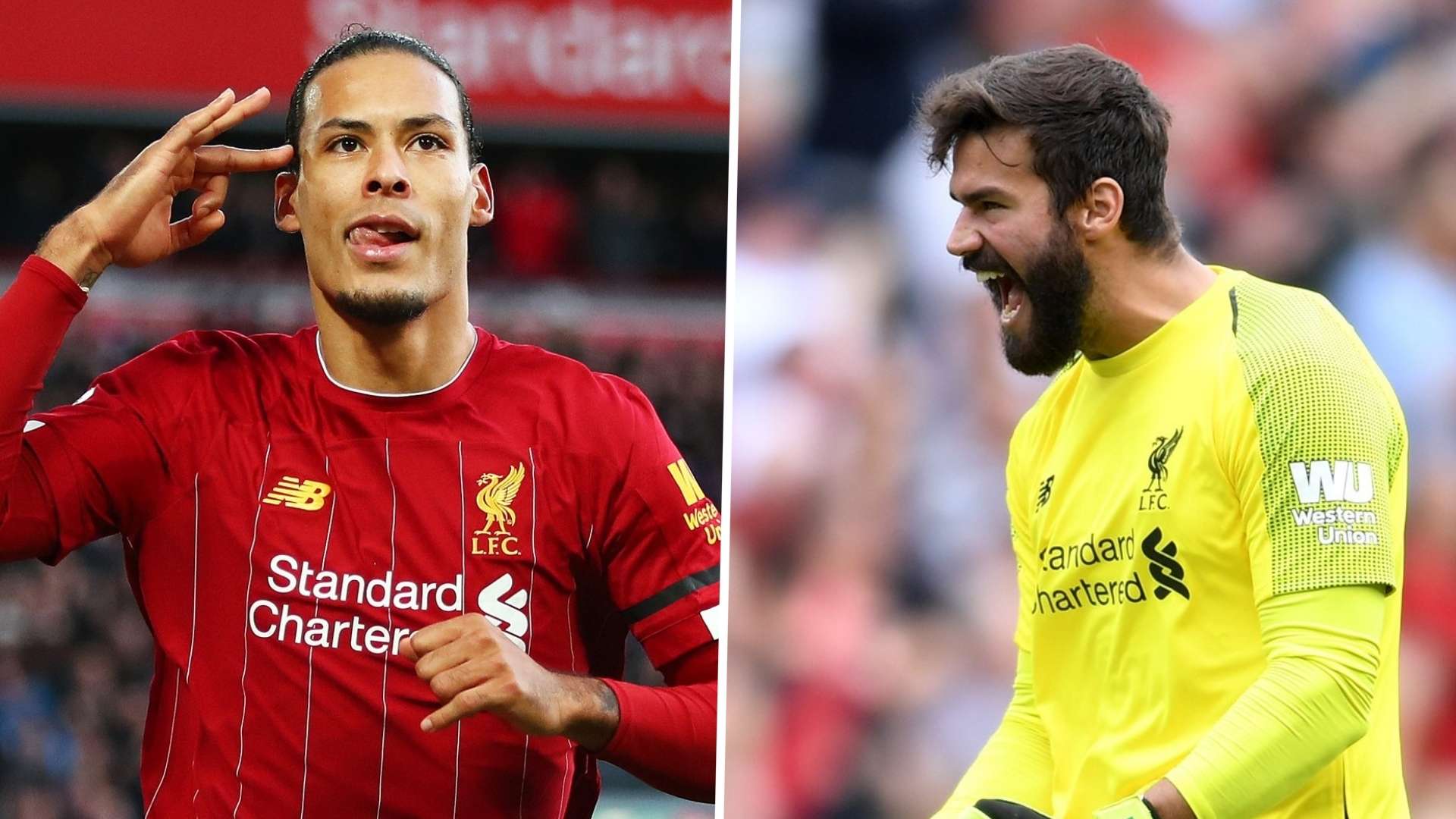 Van Dijk/Alisson split Liverpool 2019-20
