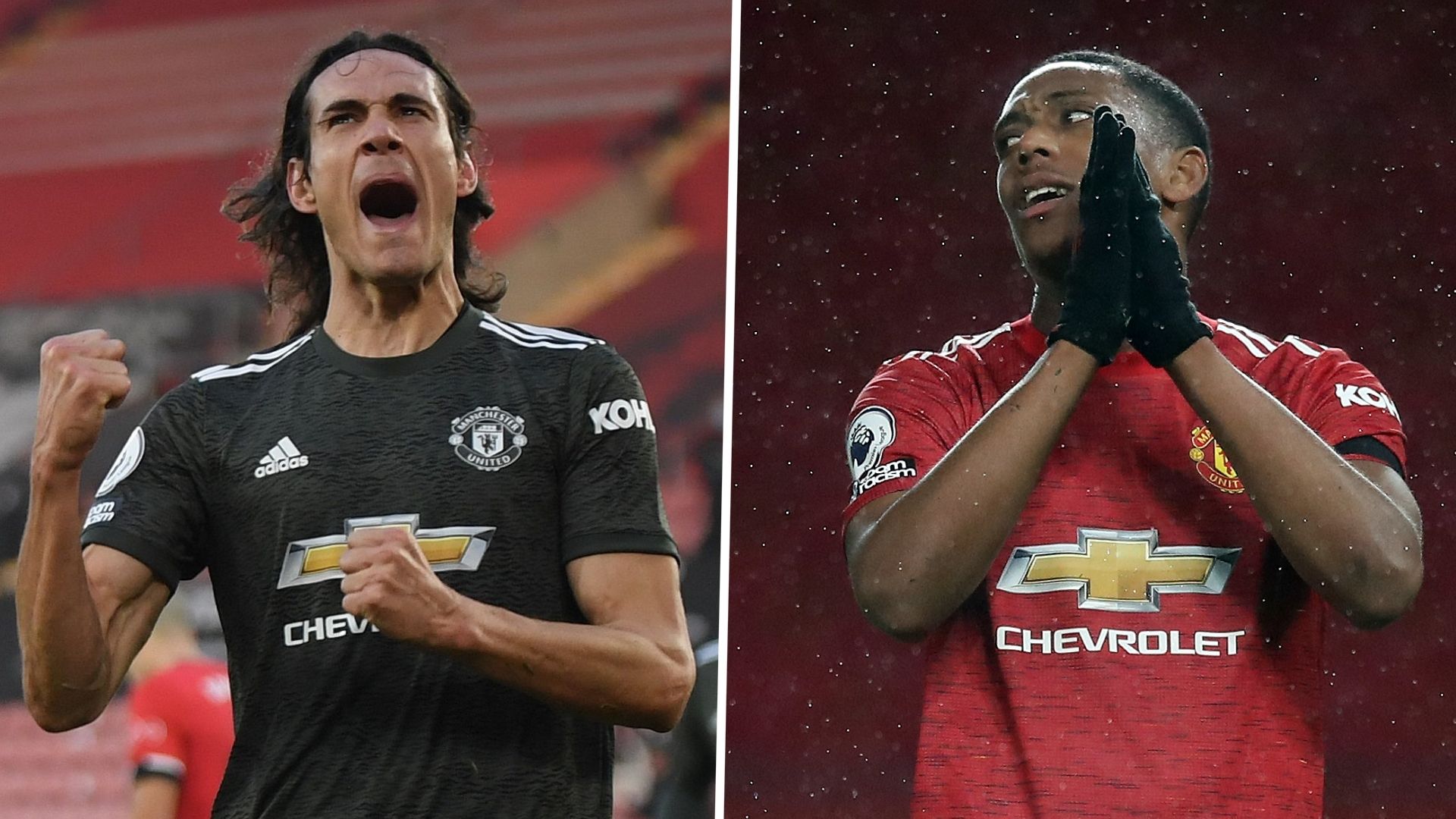 Edinson Cavani Anthony Martial