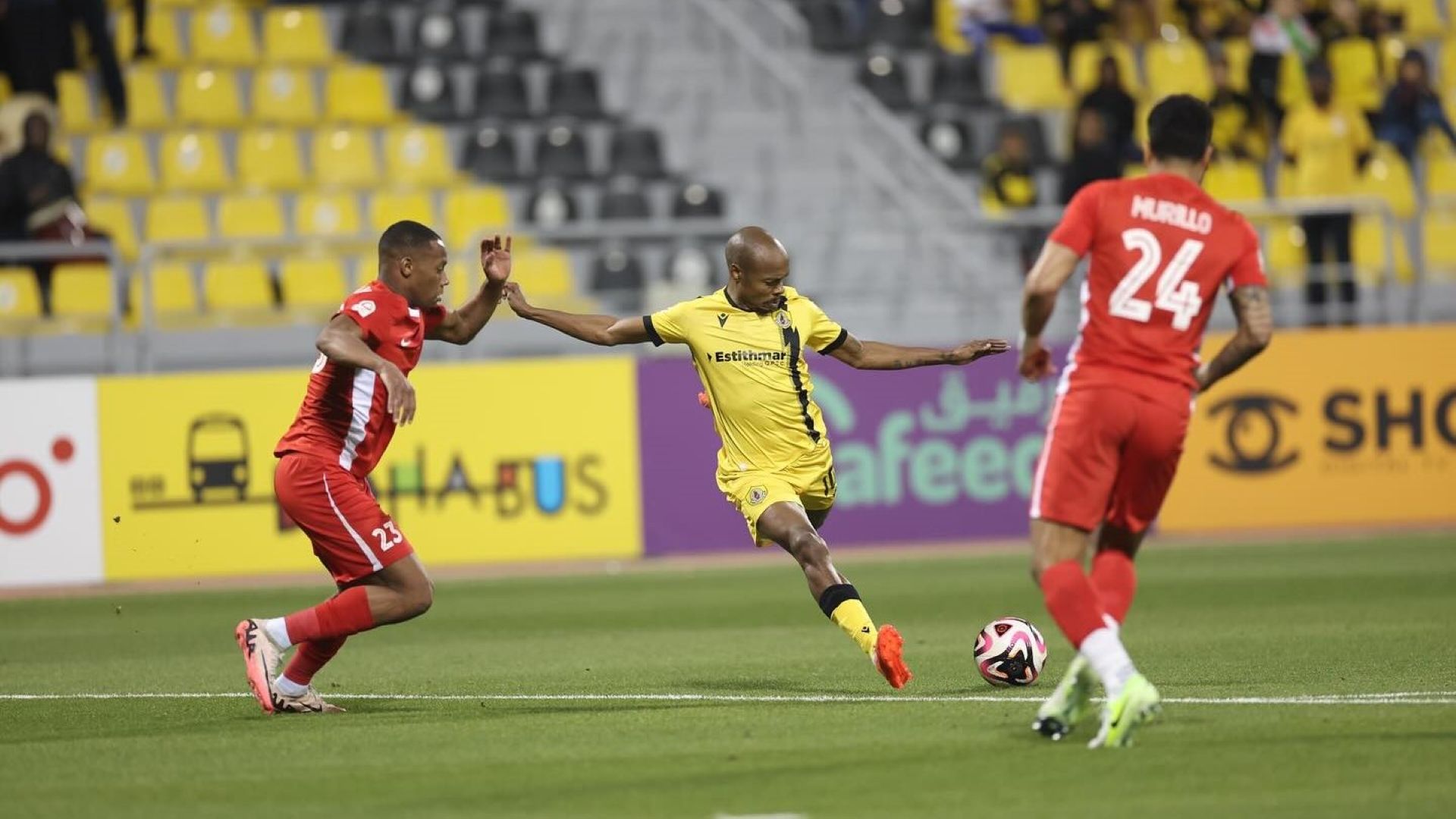 Percy Tau, Qatar SC, January 2025.