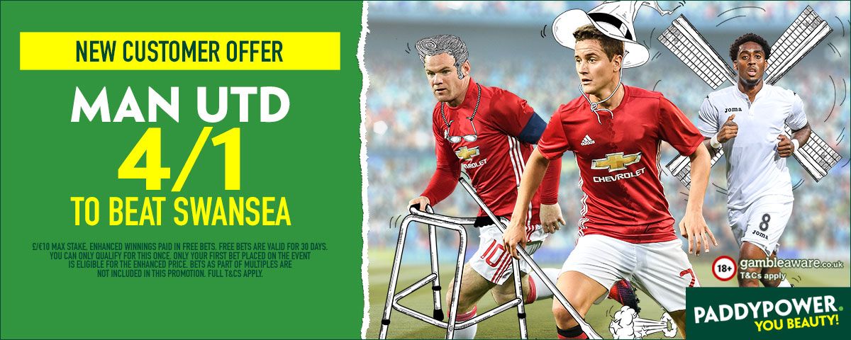 GFX Man Utd Swansea enhanced betting