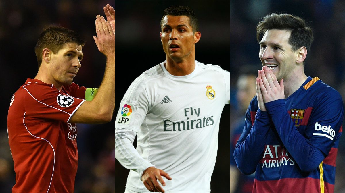 Gerrard Ronaldo Messi