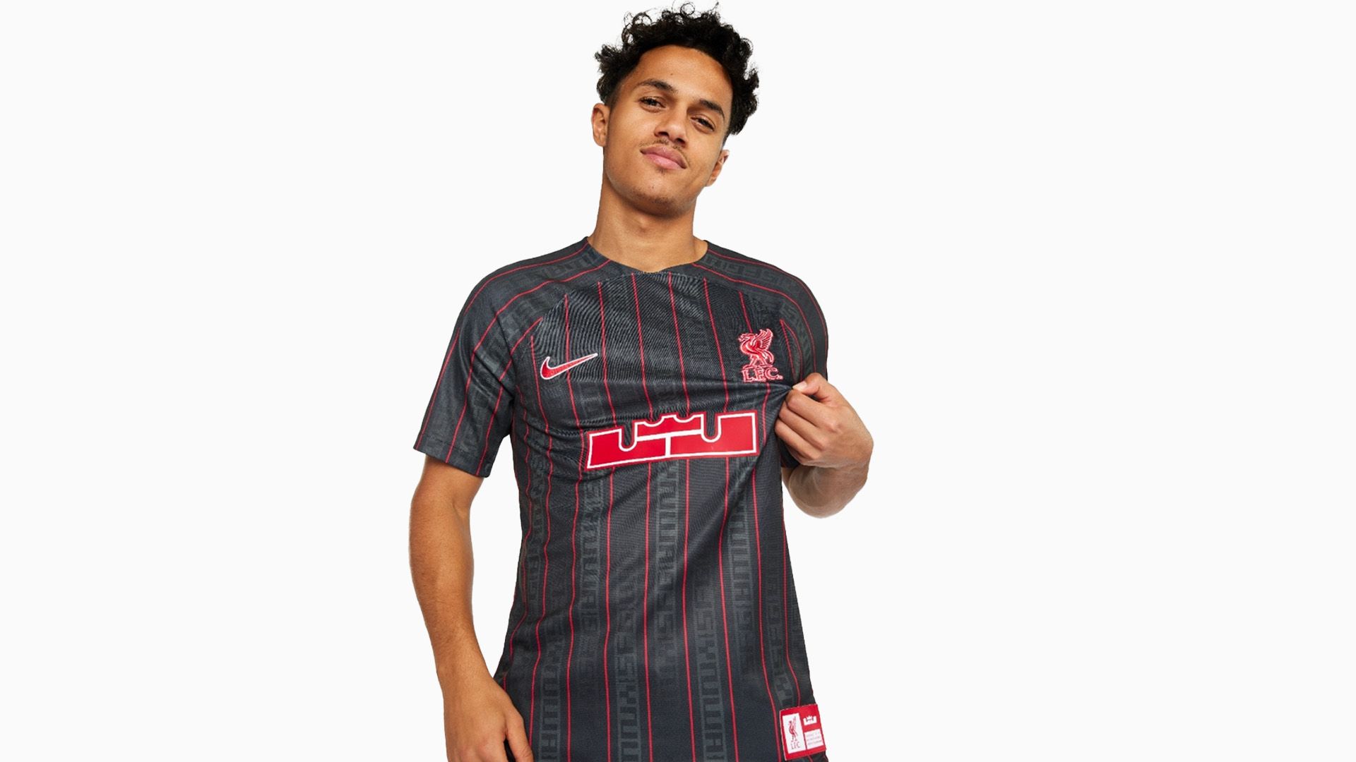 Liverpool x LeBron Men's Football Jersey 