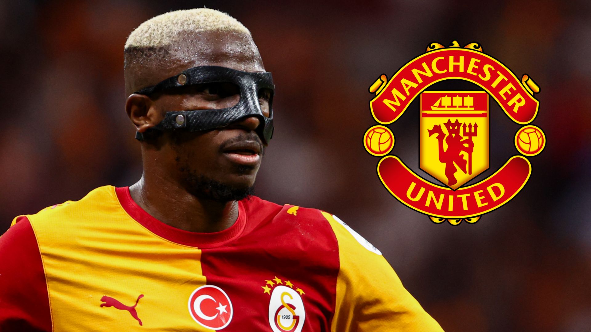 Victor Osimhen Manchester United crest 2026