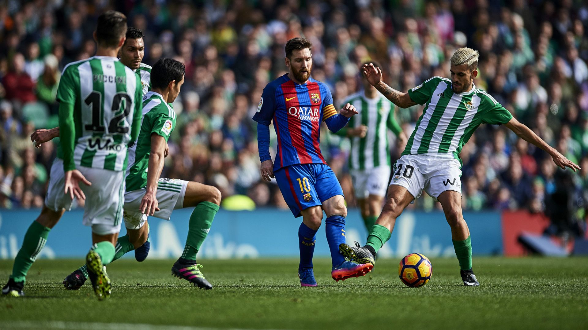 LIONEL MESSI BETIS BARCELONA LALIGA 01292017