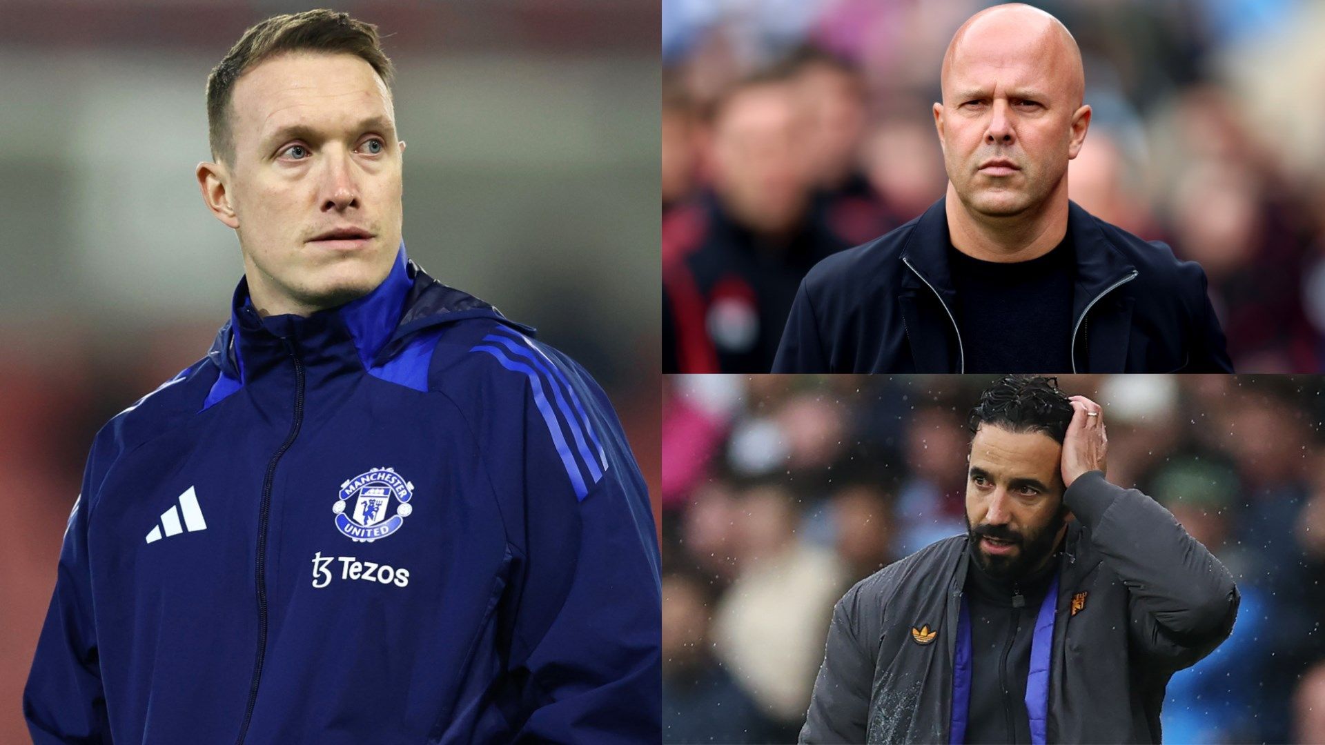 Phil Jones Arne Slot Ruben Amorim