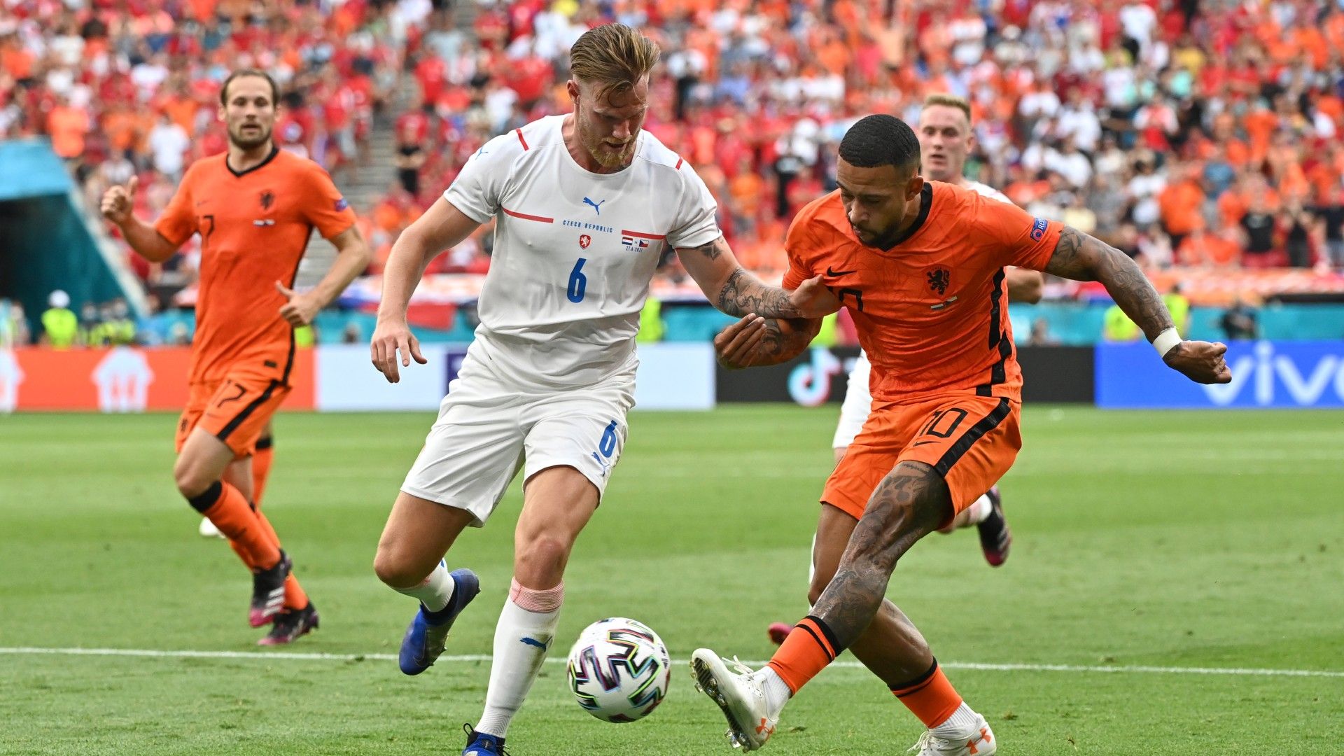 Depay Kalas Czech Republic Netherlands Euro 2020