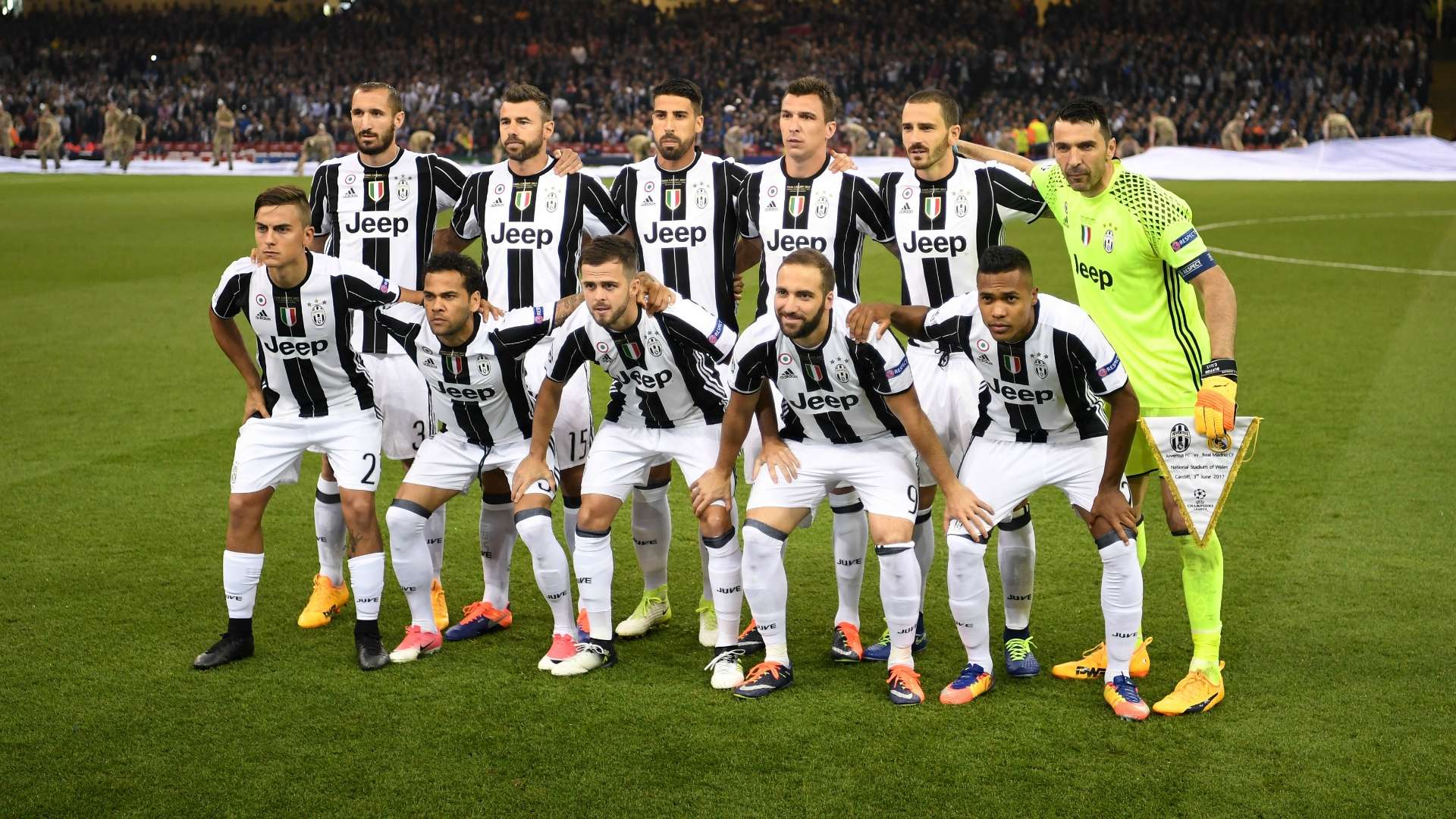 Juventus lineup Champions League final 03062017