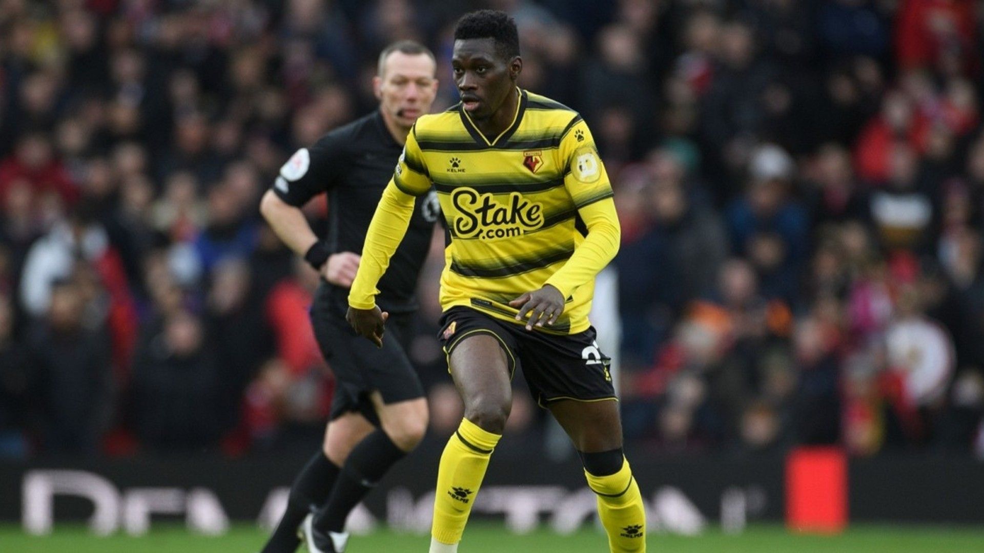 Watford player Ismaila Sarr of Senegal.