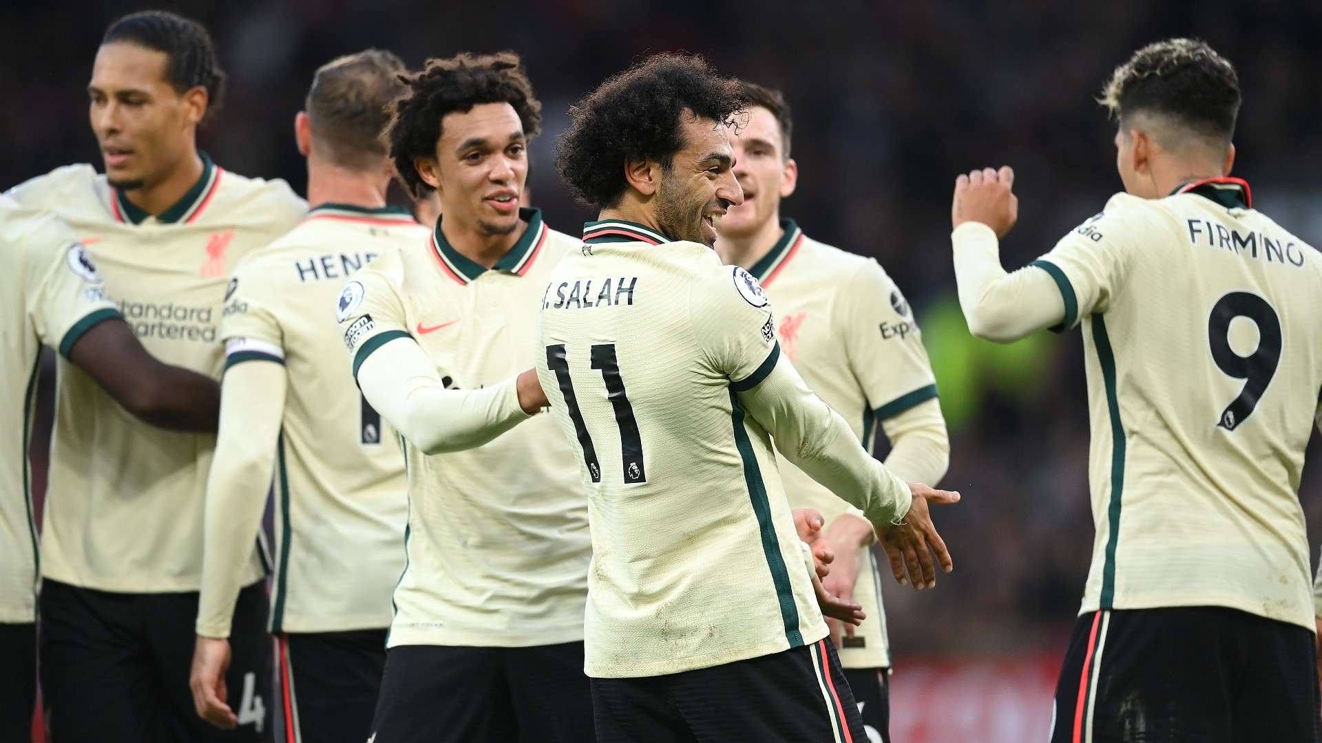 Mohamed Salah Liverpool Manchester United 2021-22