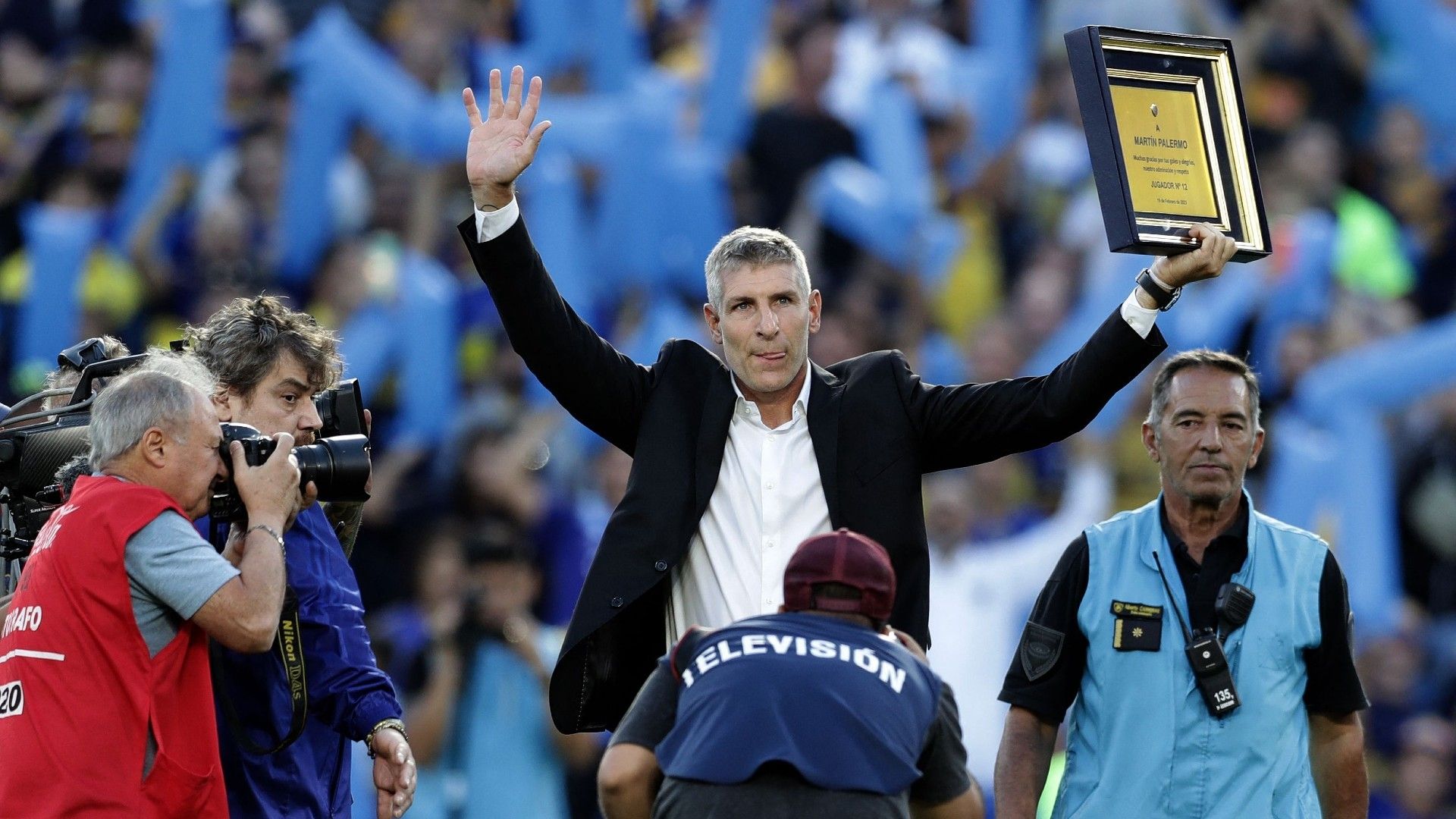 Martin Palermo Boca Platense Torneo Liga Profesional 19022023