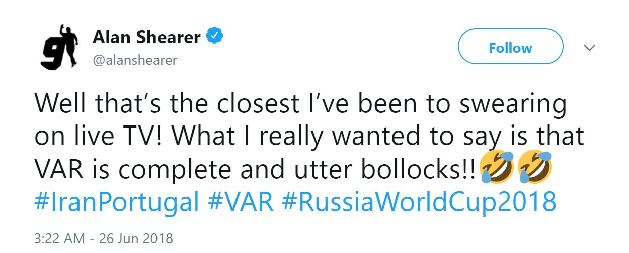 Reactions VAR World Cup