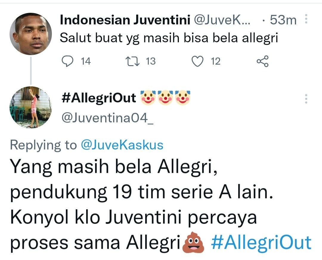 Juventus Allegri Twitter