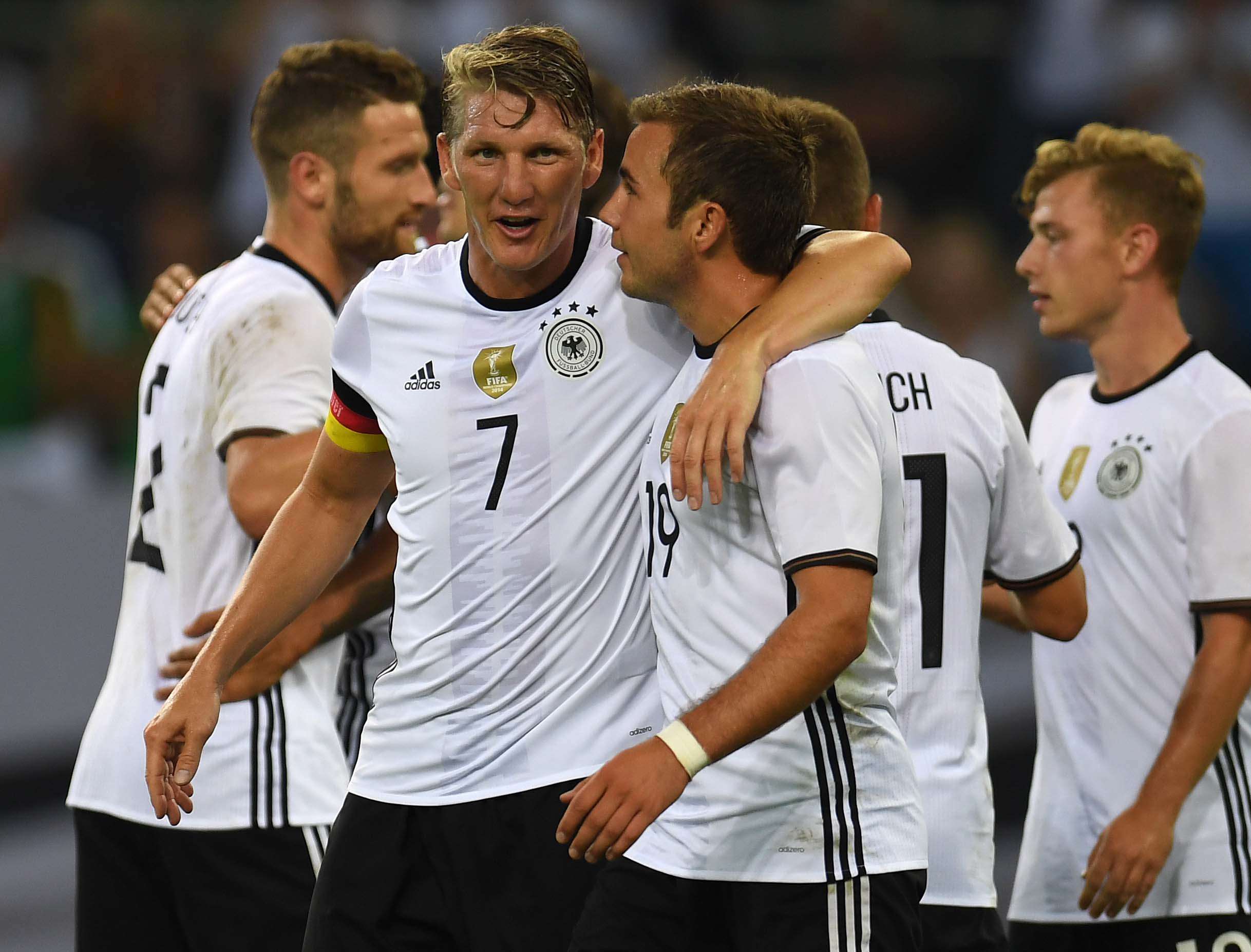Bastian Schweinsteiger Mario Gotze Germany