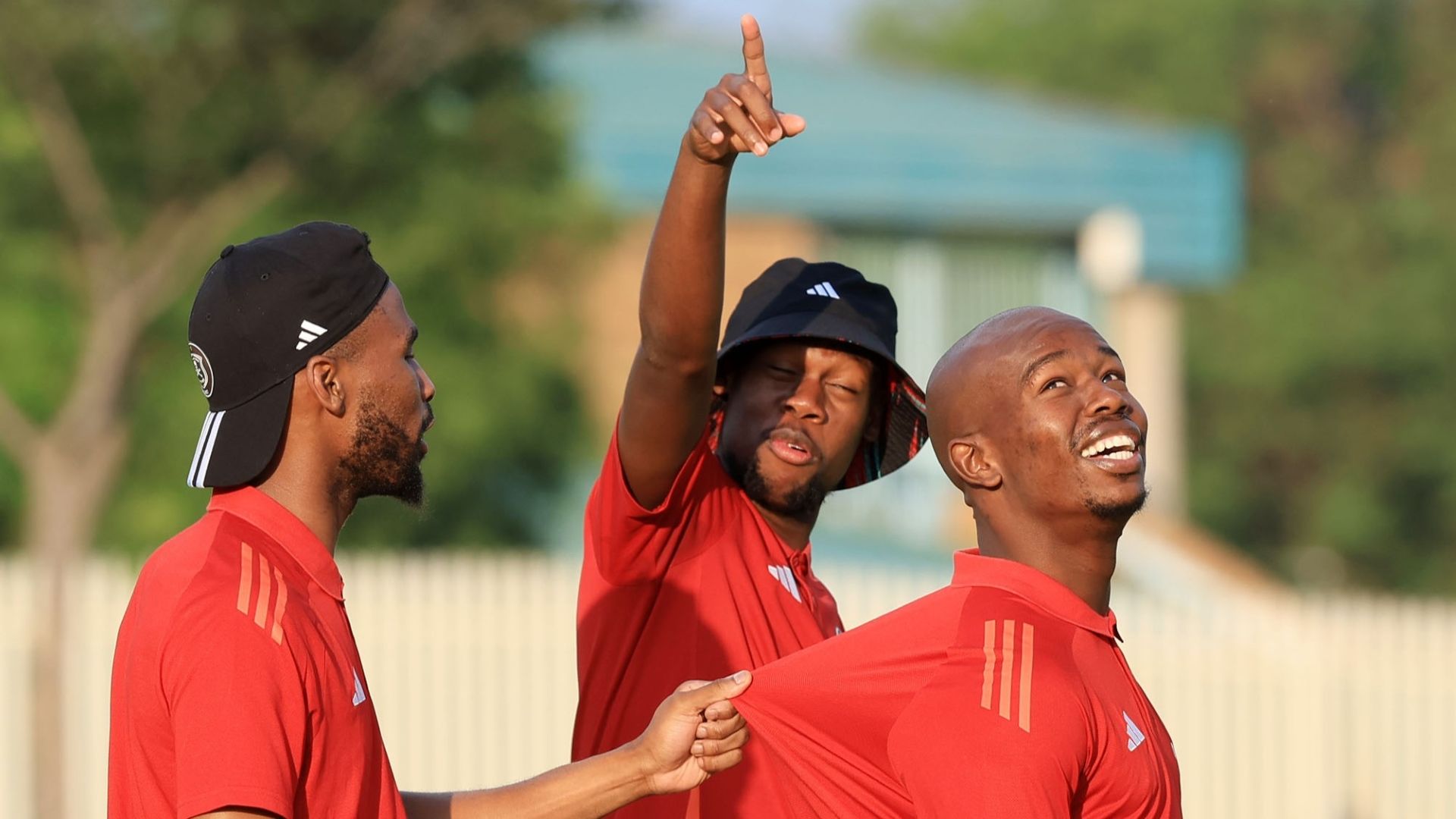 Sipho Chaine, Nkosinathi Sibisi and Evidence Makgopa, Orlando Pirates