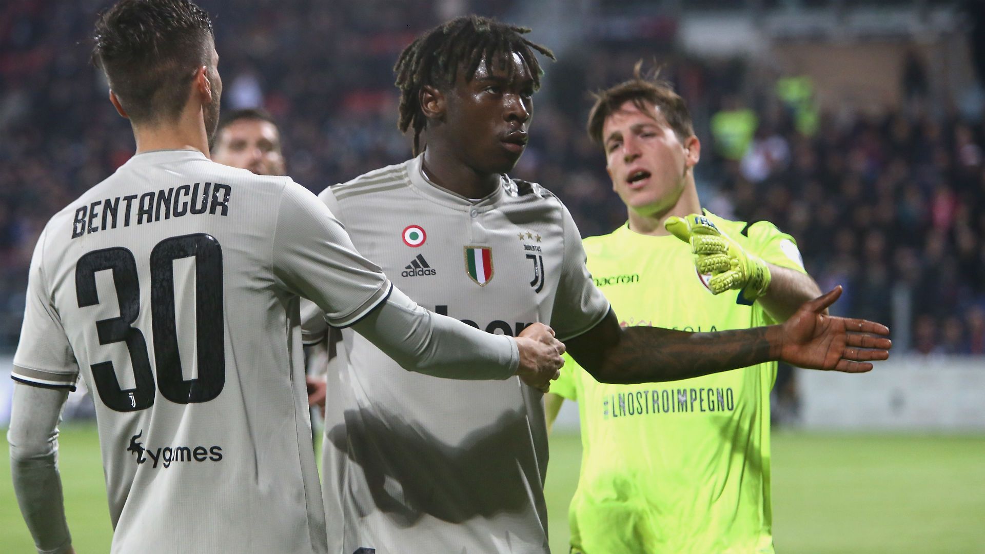 Moise Kean Cagliari Juventus