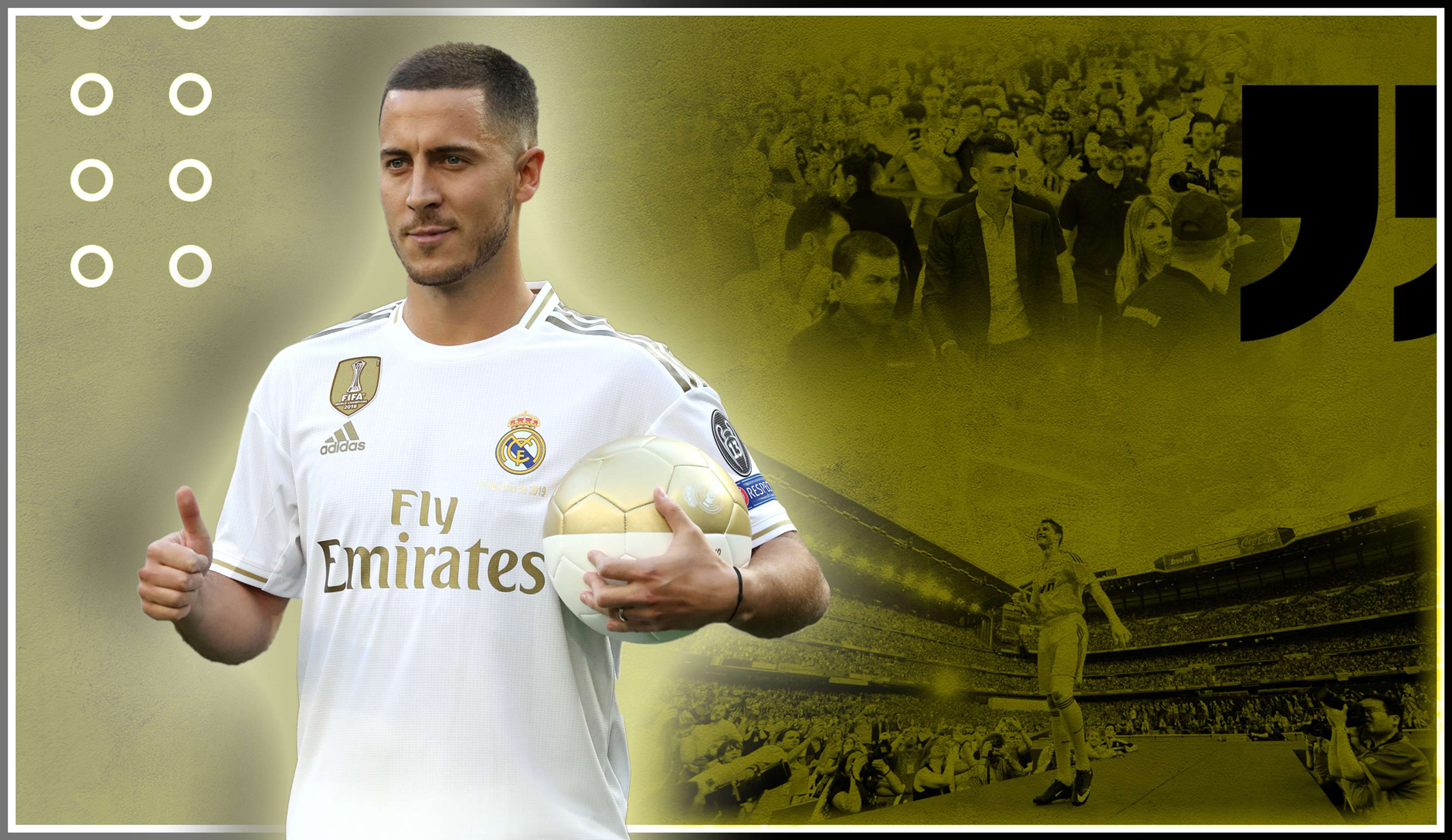 GFX Hazard Real Madrid Ronaldo Juventus Transfers