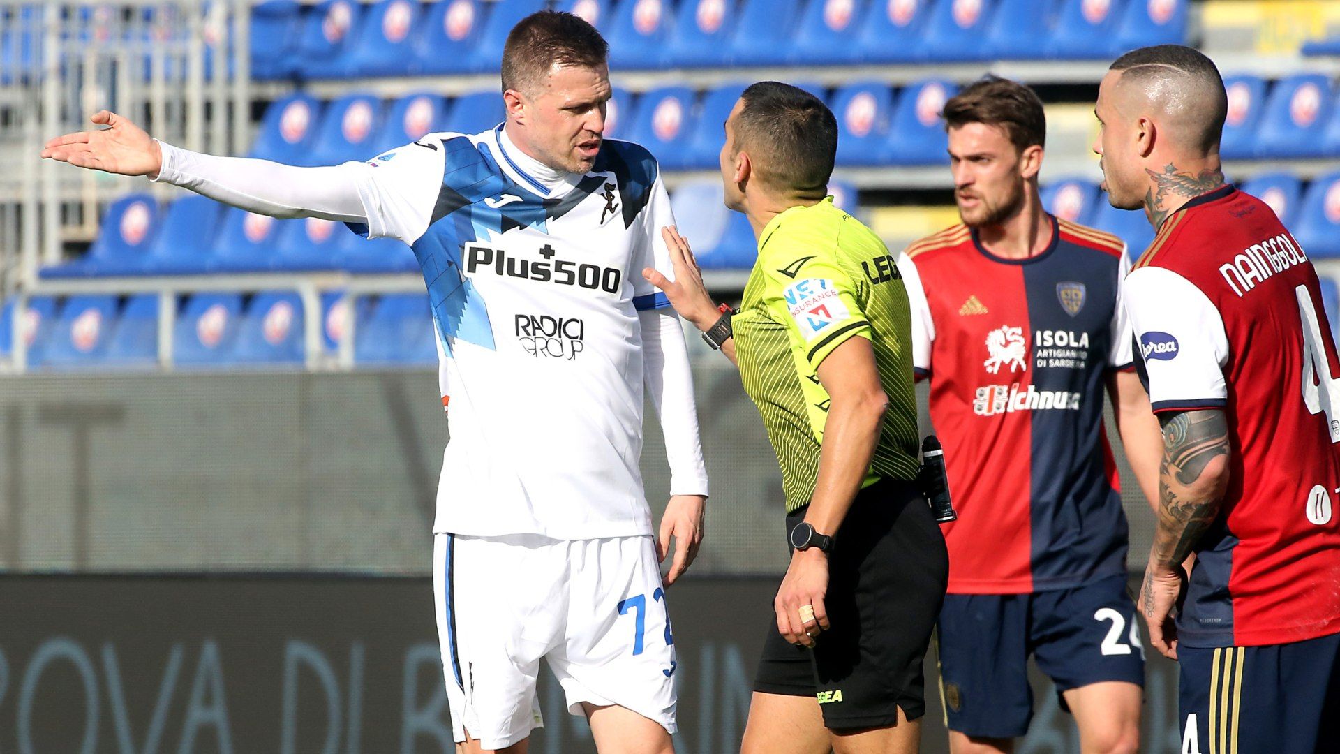 Ilicic - Cagliari Atalanta - Serie A 2020/21