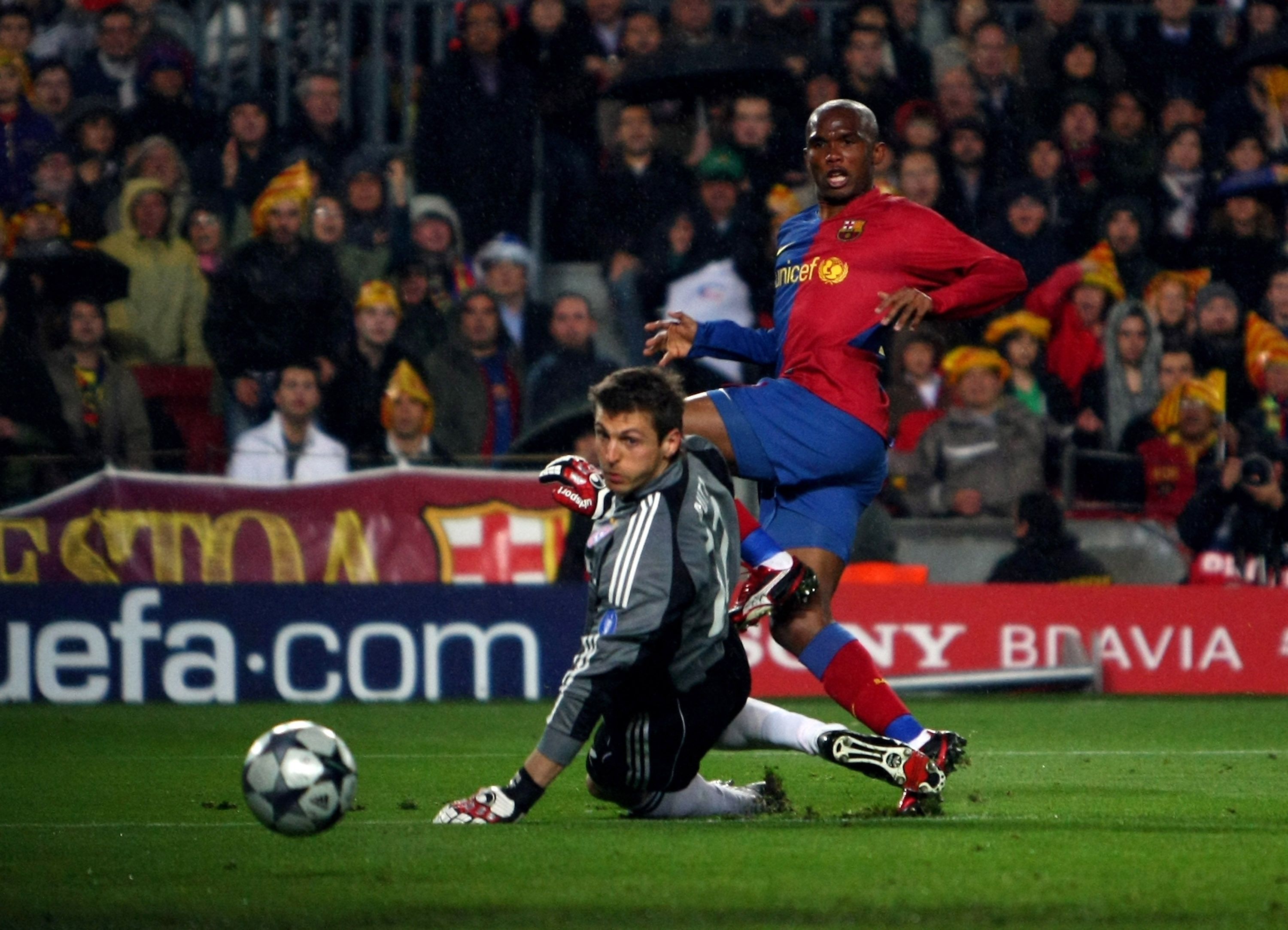 Eto'o Barcelona Bayern 2009