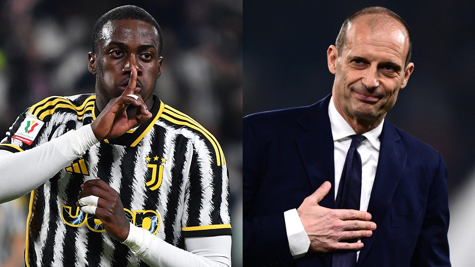 Tim Weah Max Allegri split