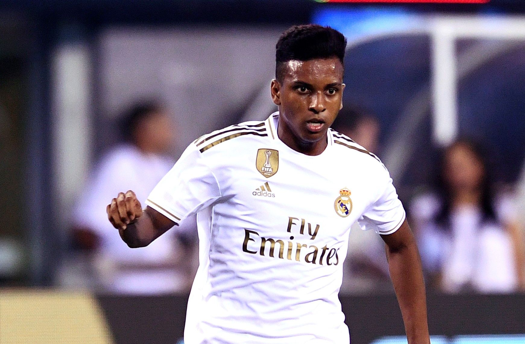 Rodrygo em ação pelo Real Madrid