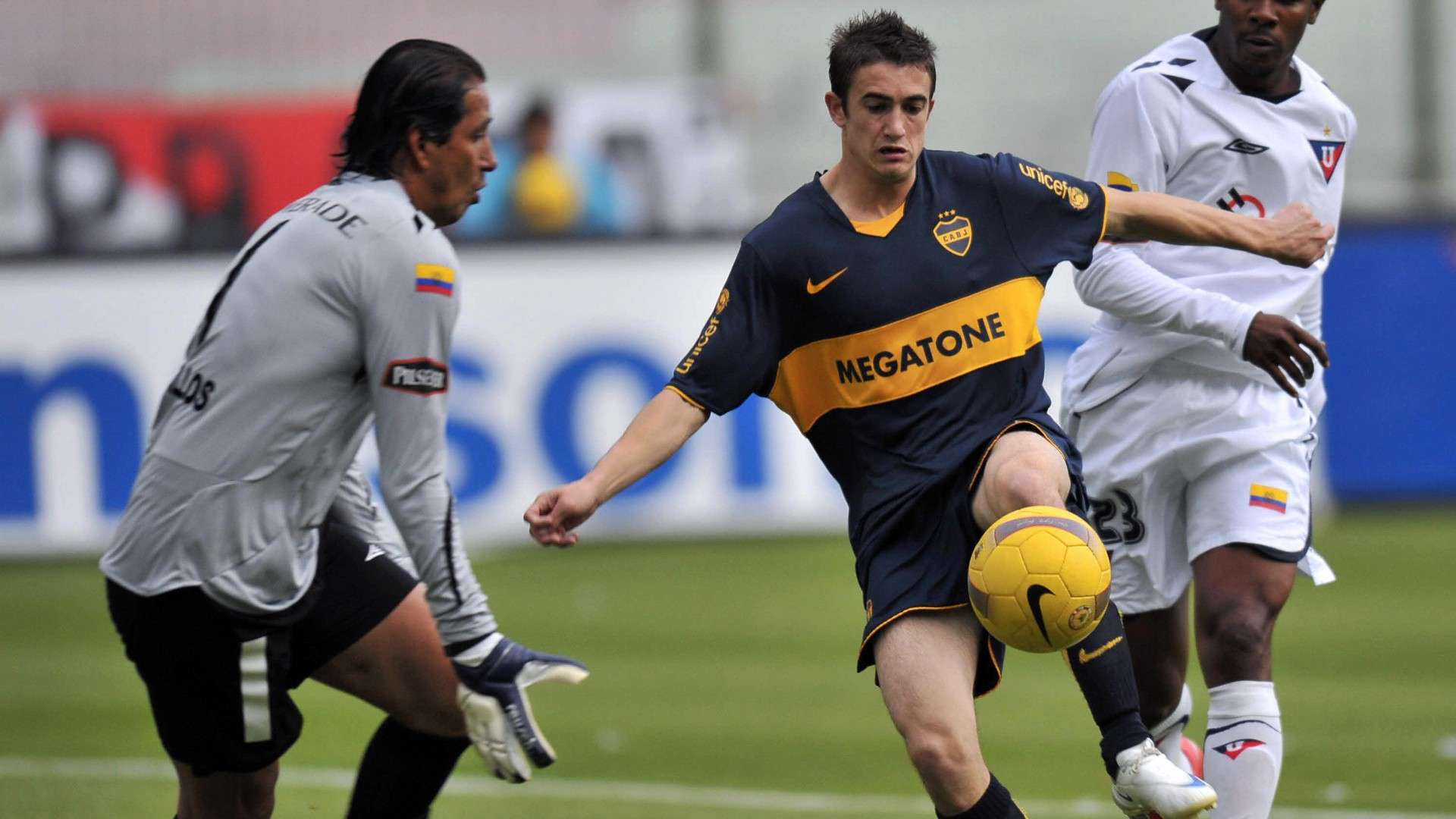Ricardo Noir Boca Liga de Quito Octavos de final Copa Sudamericana 2008