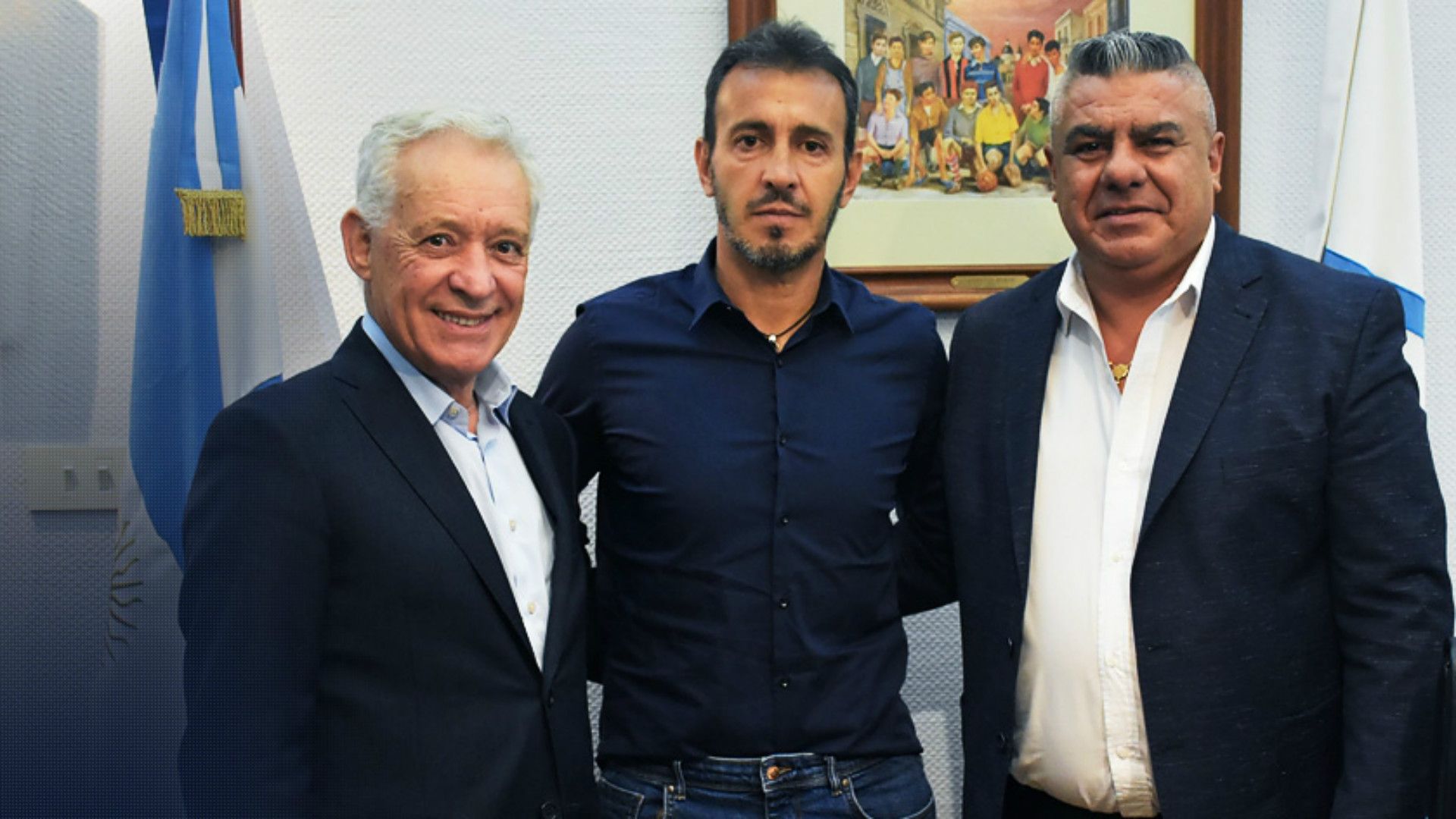 Fernando Batista Victor Blanco Claudio Tapia AFA Seleccion Argentina Sub 20