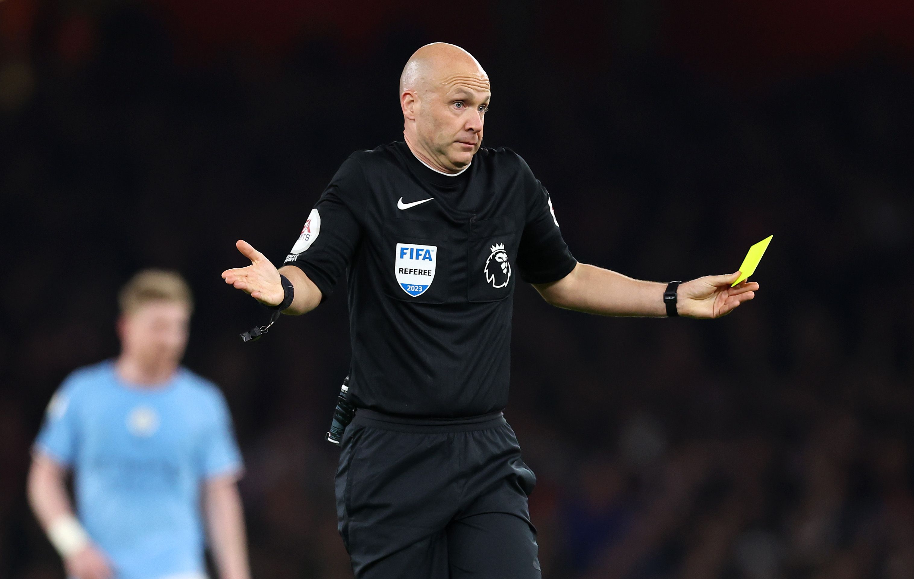 Anthony Taylor Ederson yellow card