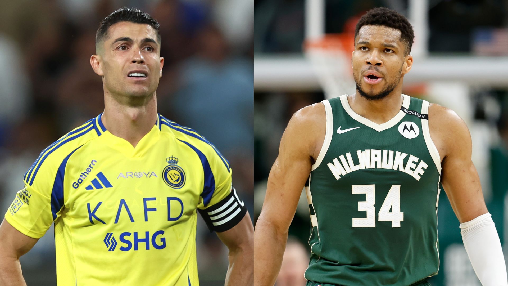 Cristiano Ronaldo Giannis Antetokounmpo