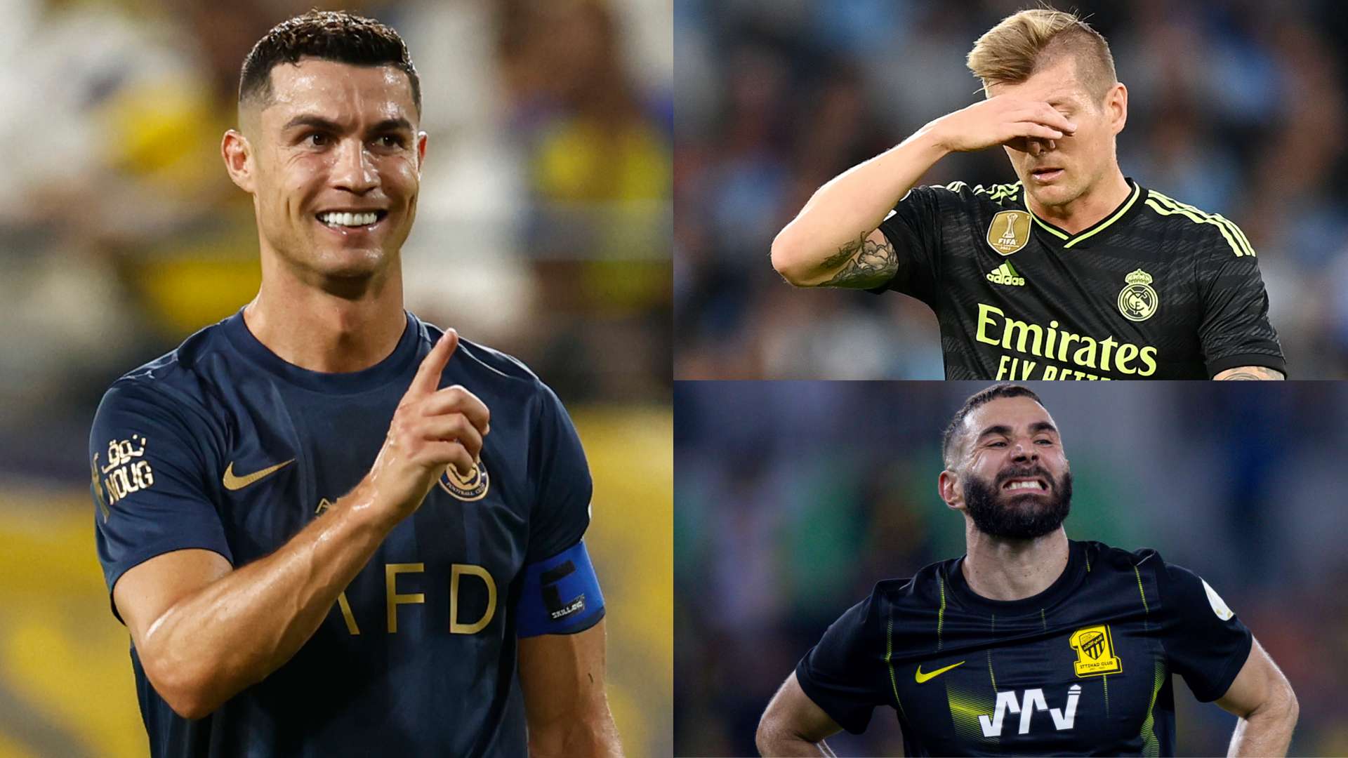 Cristiano Ronaldo Toni Kroos Karim Benzema