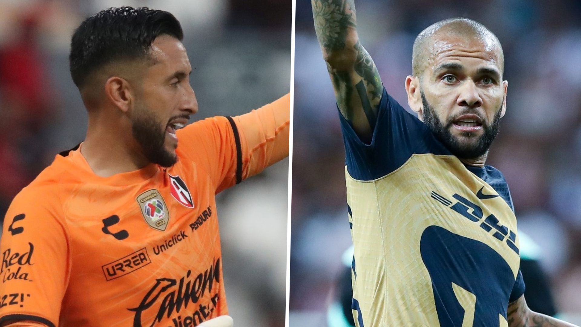 Camilo Vargas Dani Alves Atlas Pumas Apertura 2022