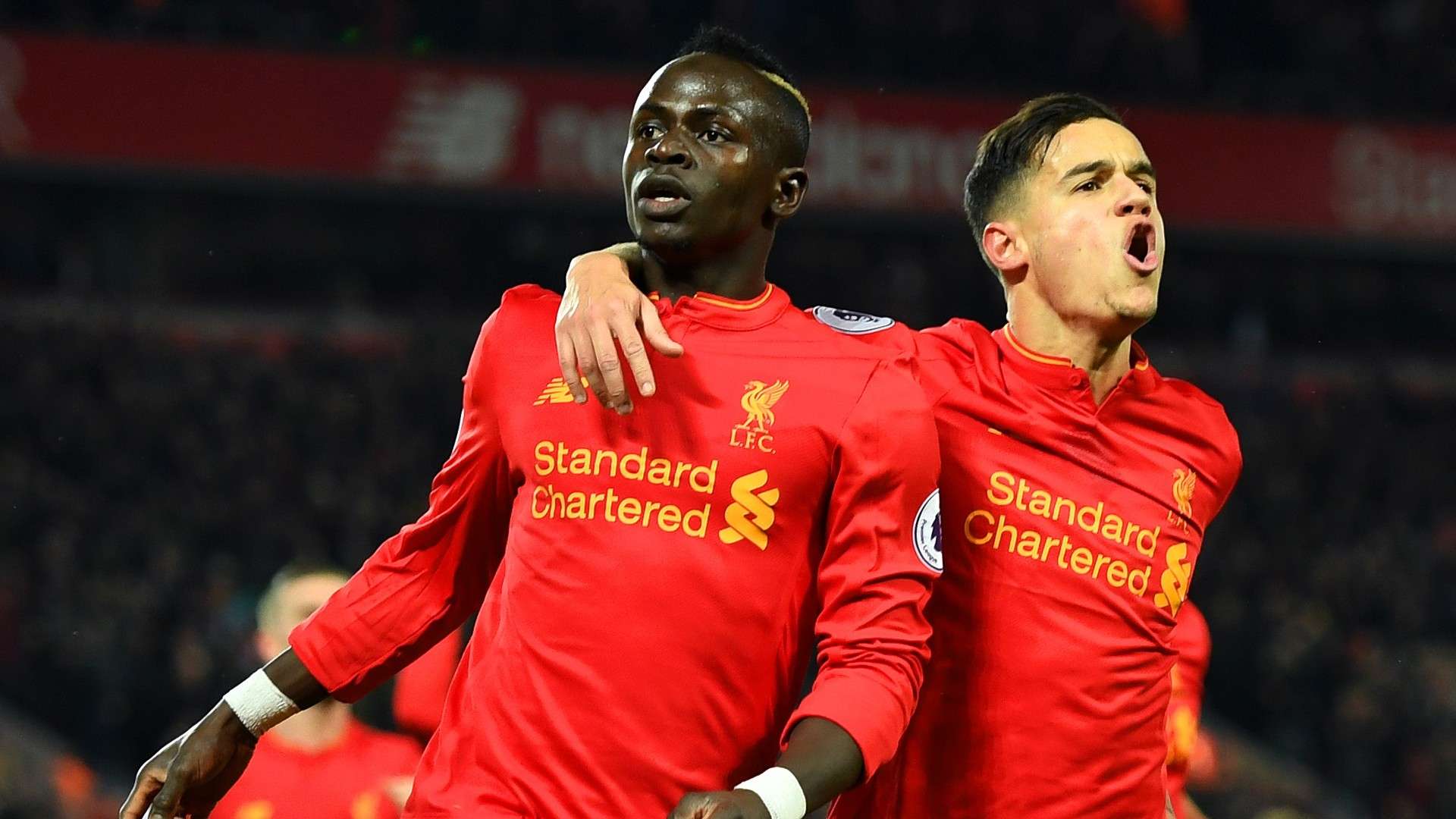 Mane Coutinho Liverpool 2017