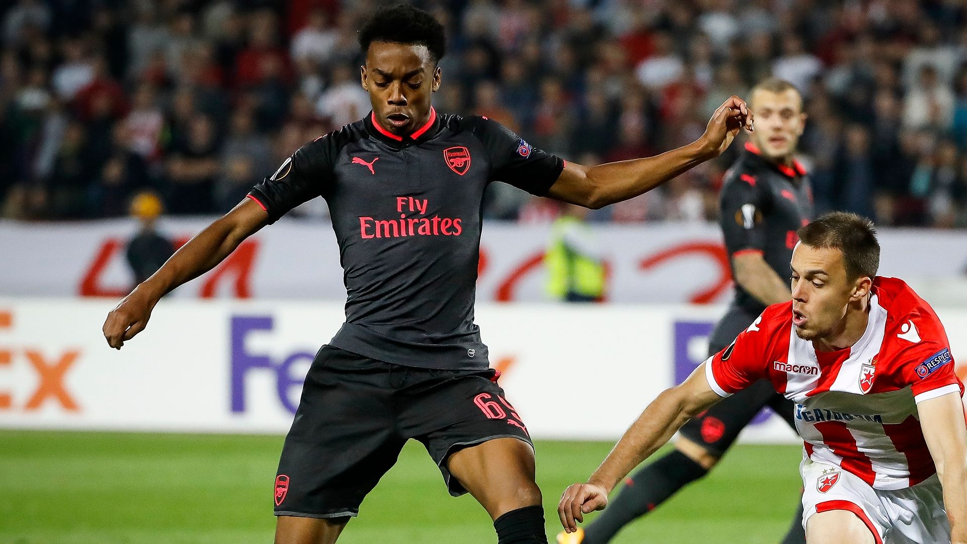 Joe Willock Arsenal Belgrade 10192017