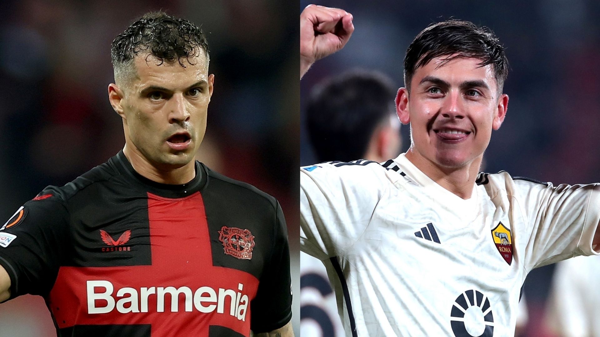 Granit Xhaka Leverkusen Paulo Dybala Roma