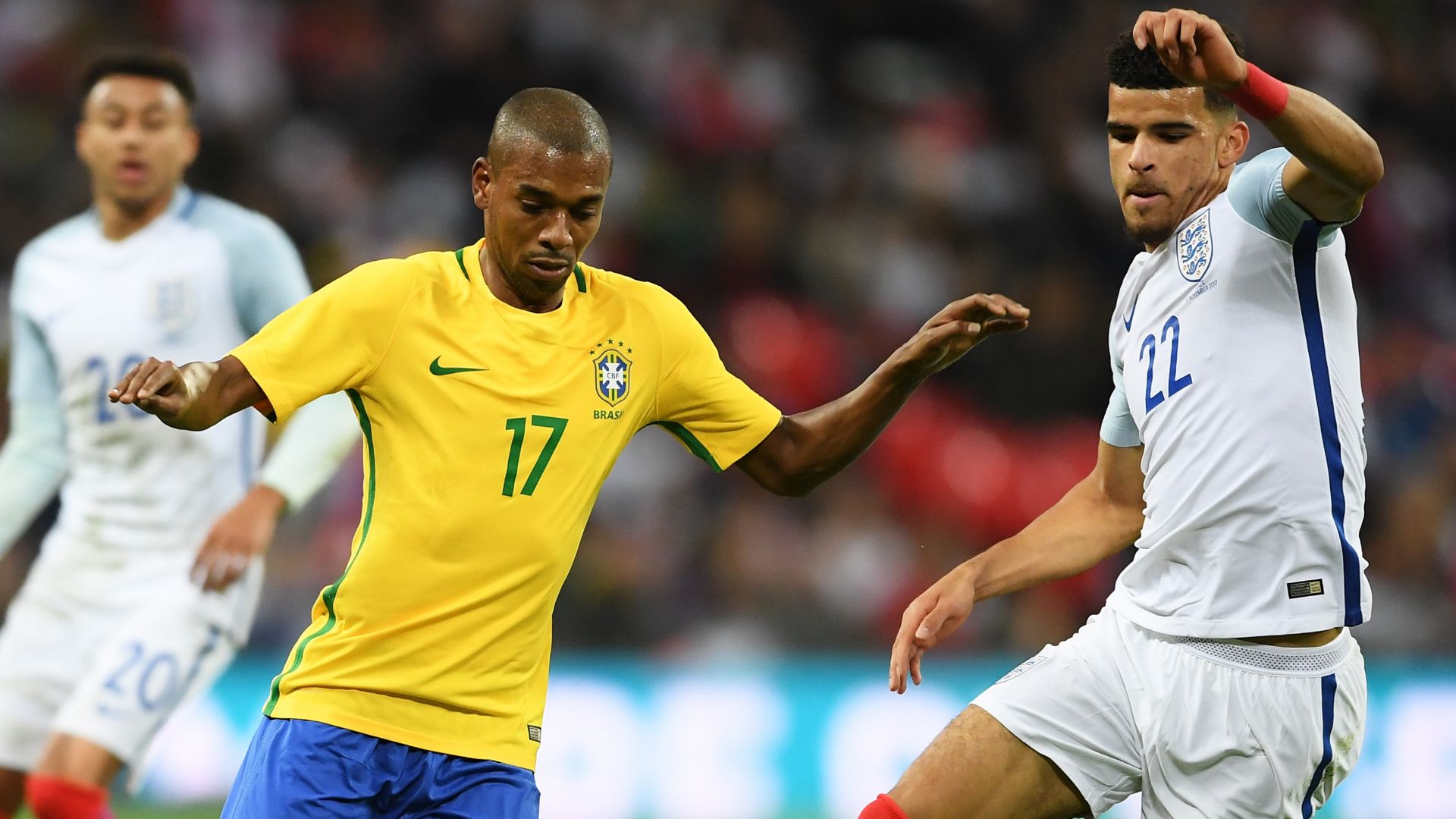 Dominic Solanke England Brazil 2017