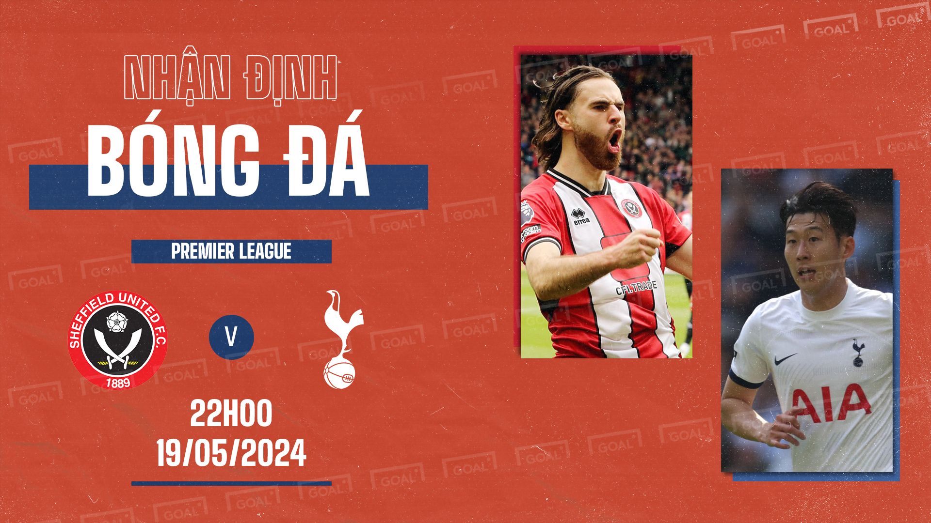 Sheffield United vs Tottenham Premier League 2023-24 GFX