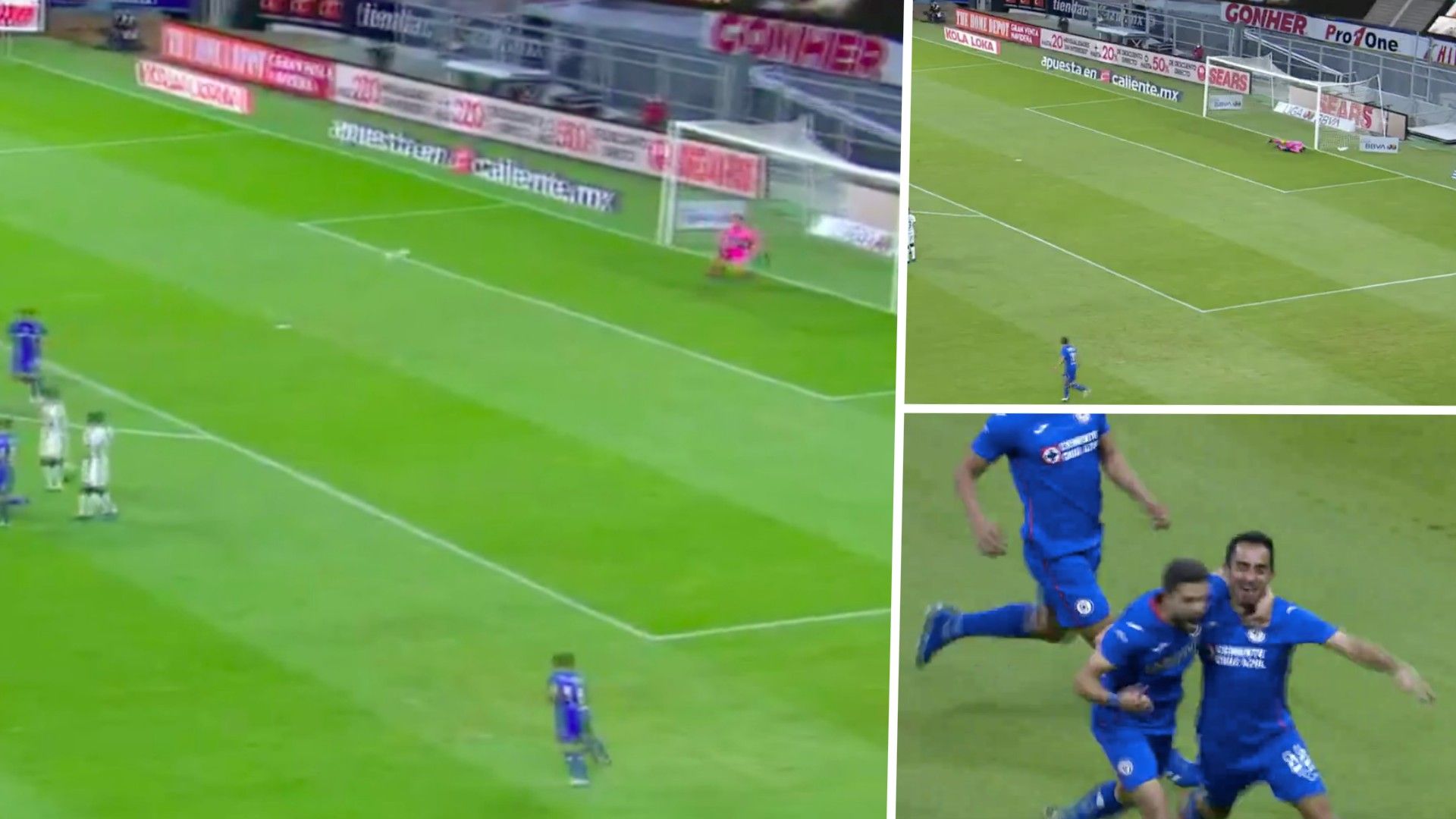 Secuencia golazo Rafael Baca