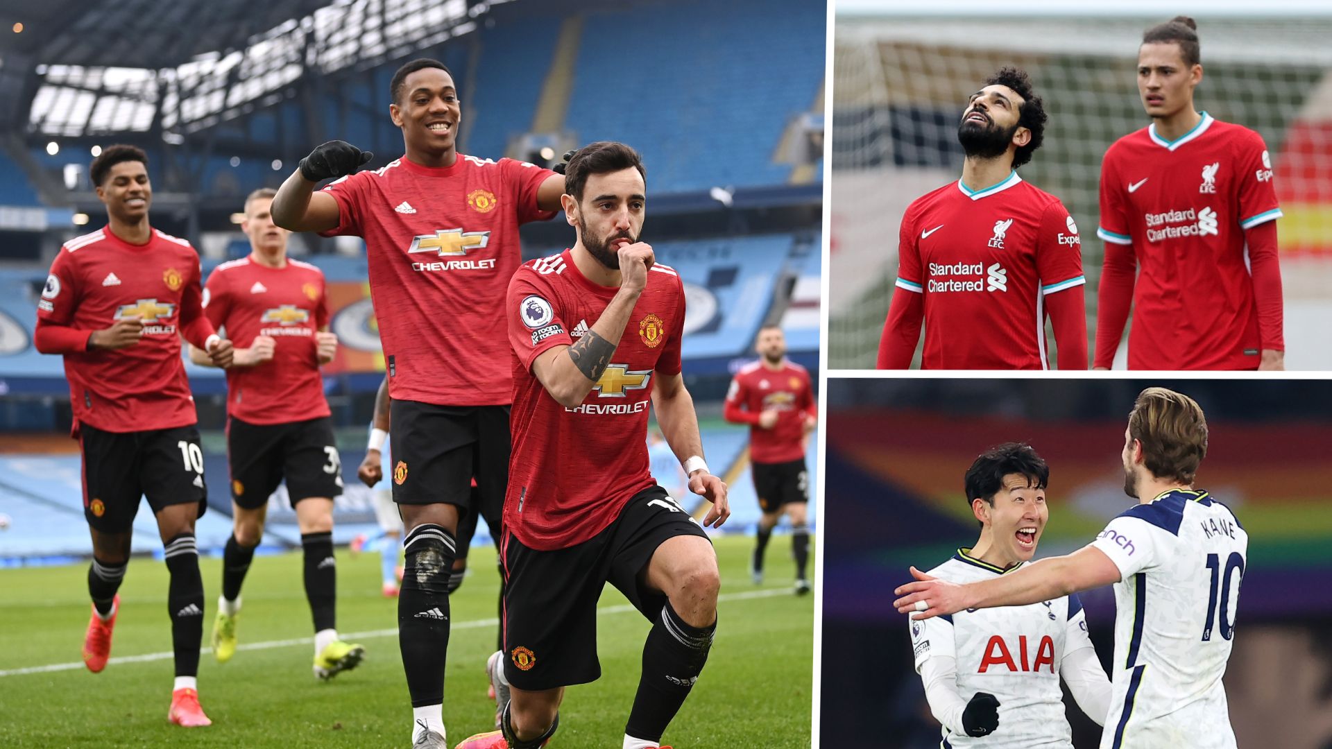 Man Utd, Liverpool & Tottenham