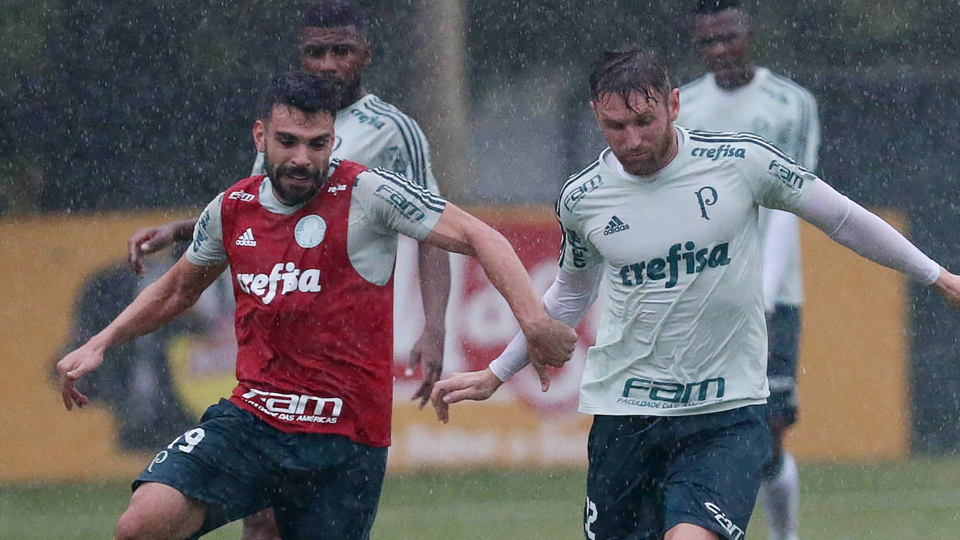 Palmeiras treino 26022018 Bruno Henrique Fabiano