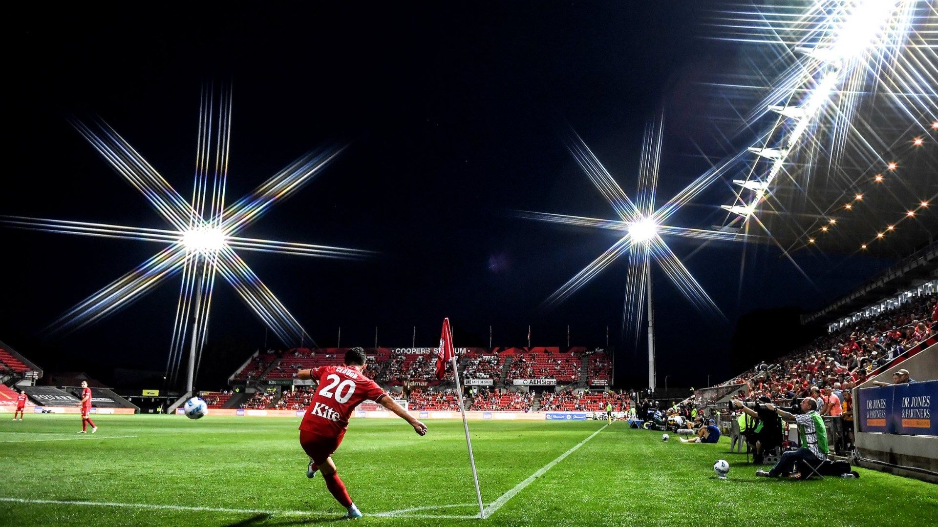 General view Adelaide Hindmarsh Stadium Australia