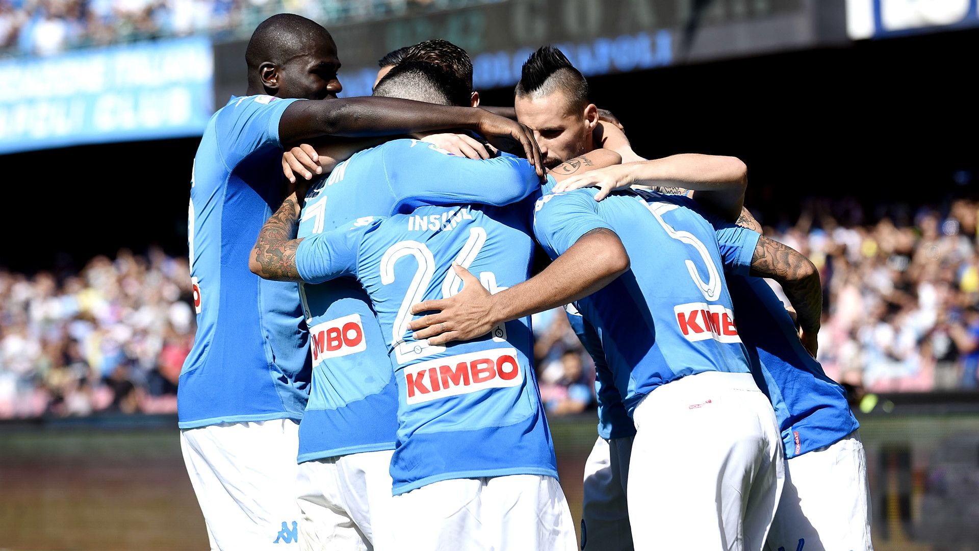 Napoli celebrates Benevento Serie A