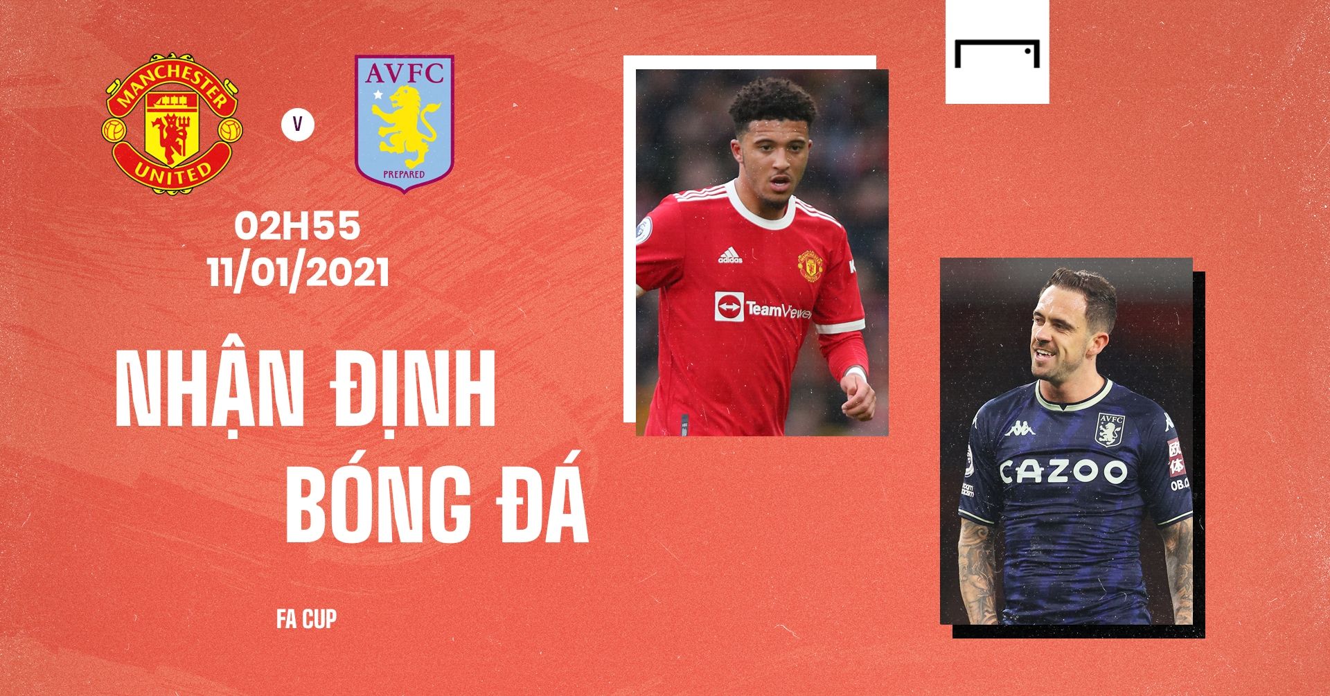 Preview Manchester United vs Astol Villa FA Cup 2021/22 GFX