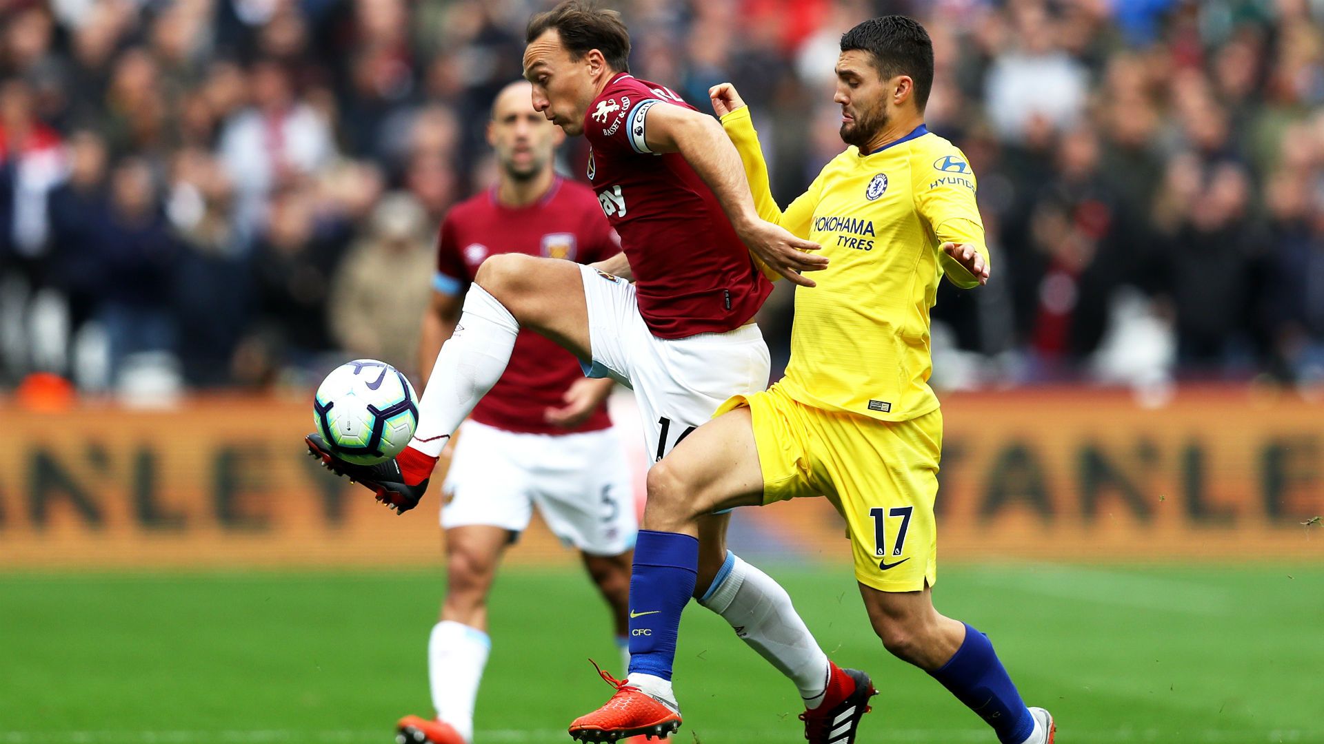 west ham chelsea - mark noble mateo kovacic - premier league - 23092018
